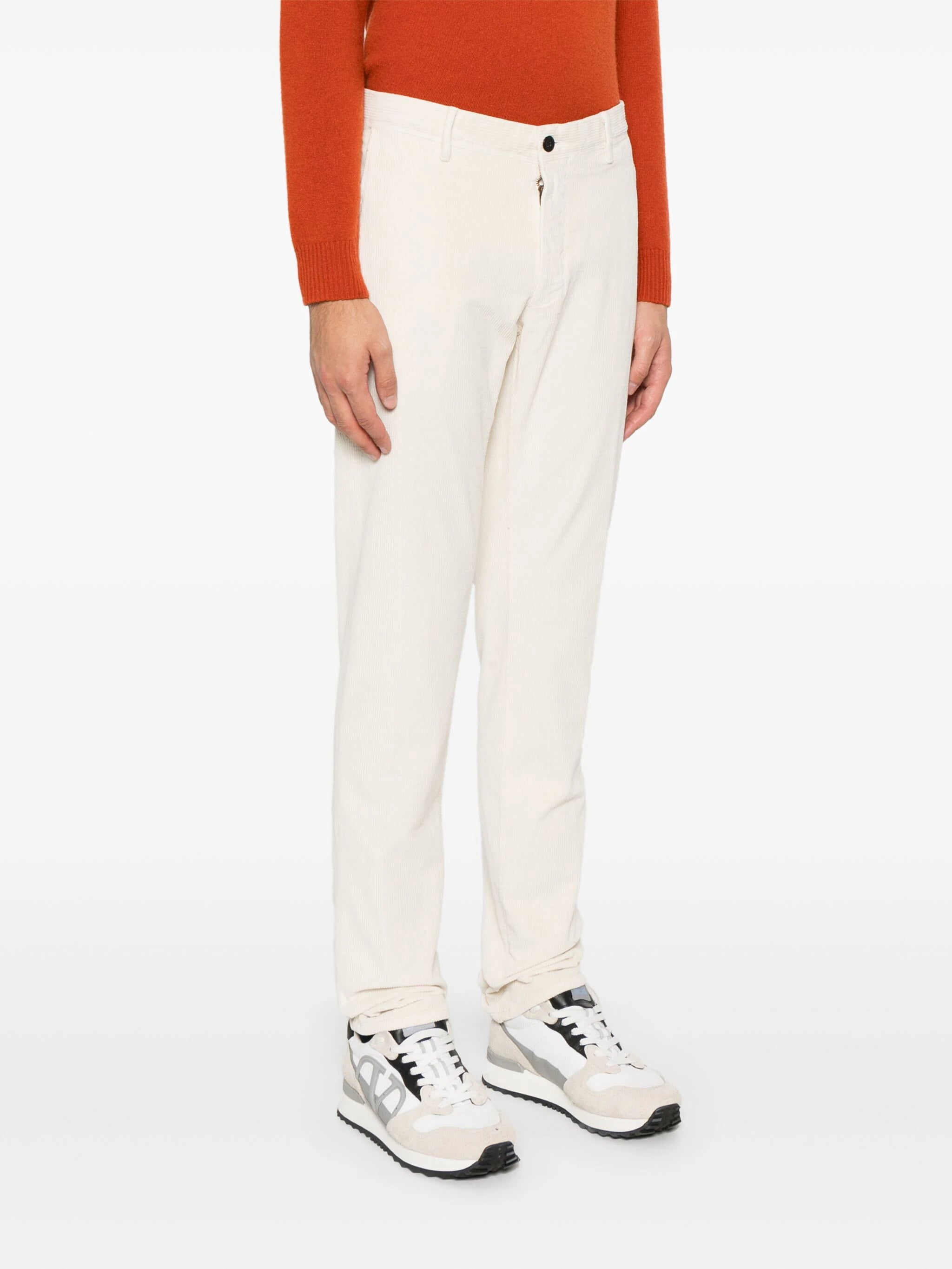 INCOTEX Men's Stretch Cotton Trousers