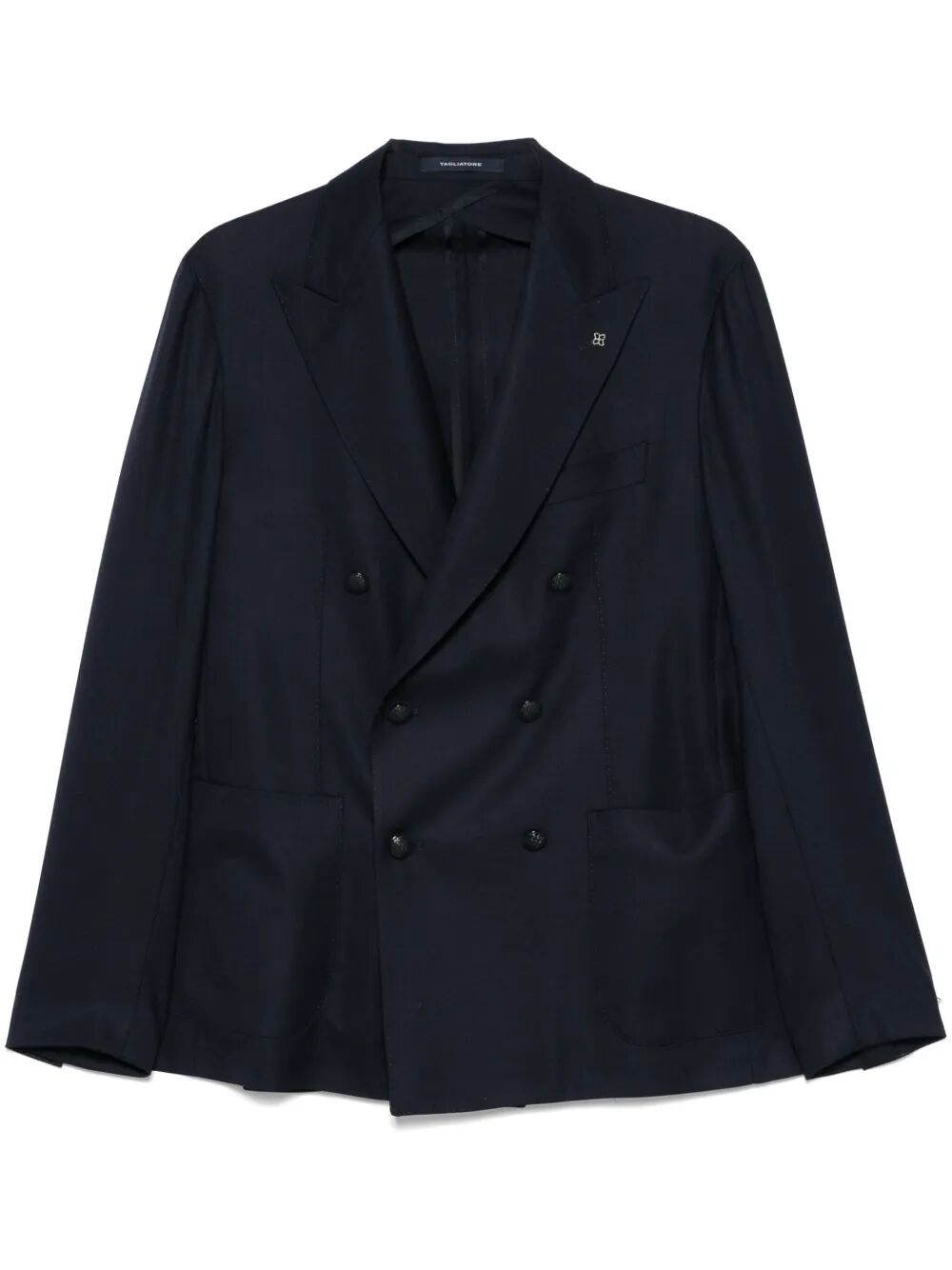 TAGLIATORE Double-Breasted Virgin Wool Jacket