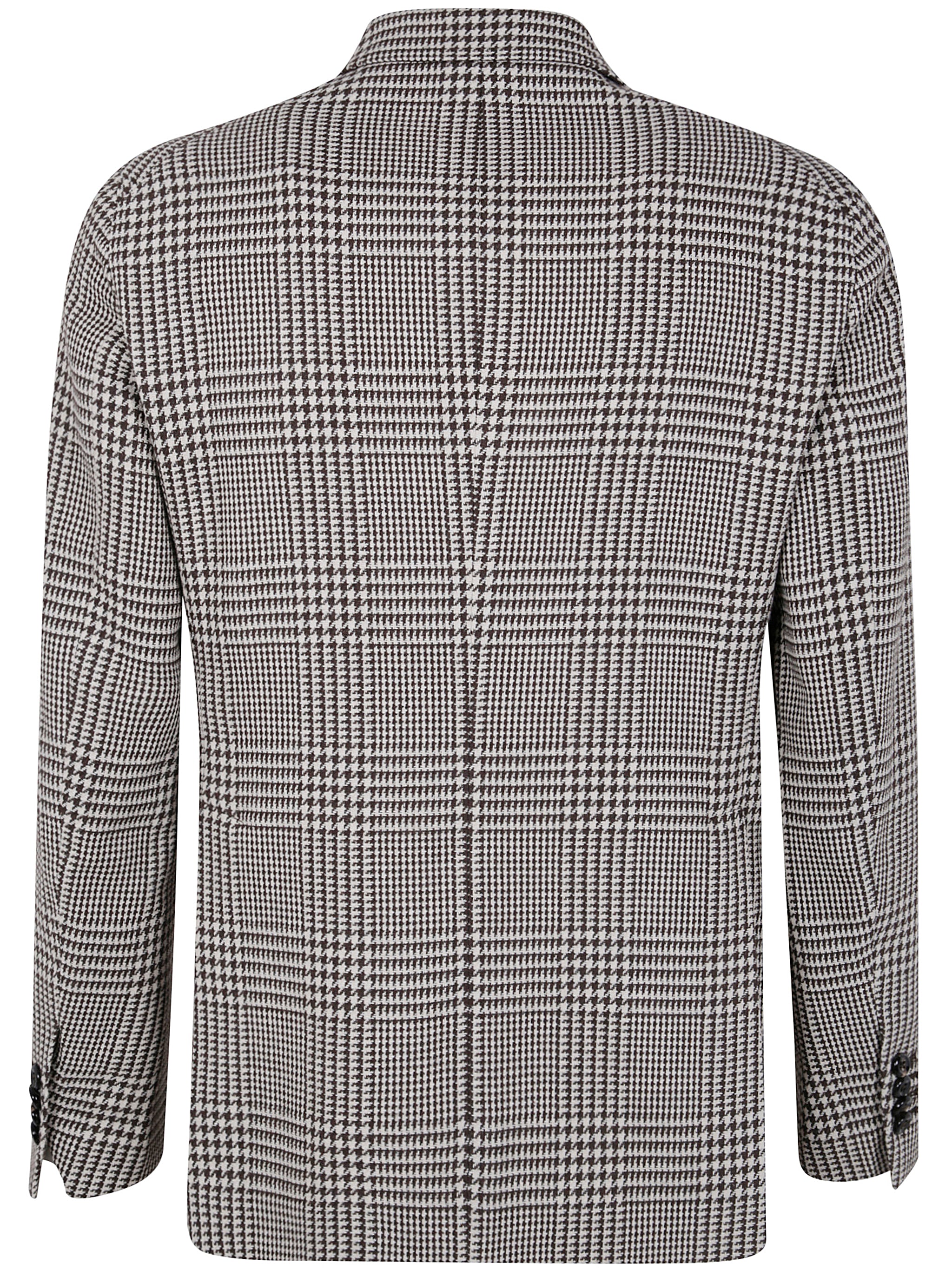 TAGLIATORE Double-Breasted Gingham Jacket for Men - SS25