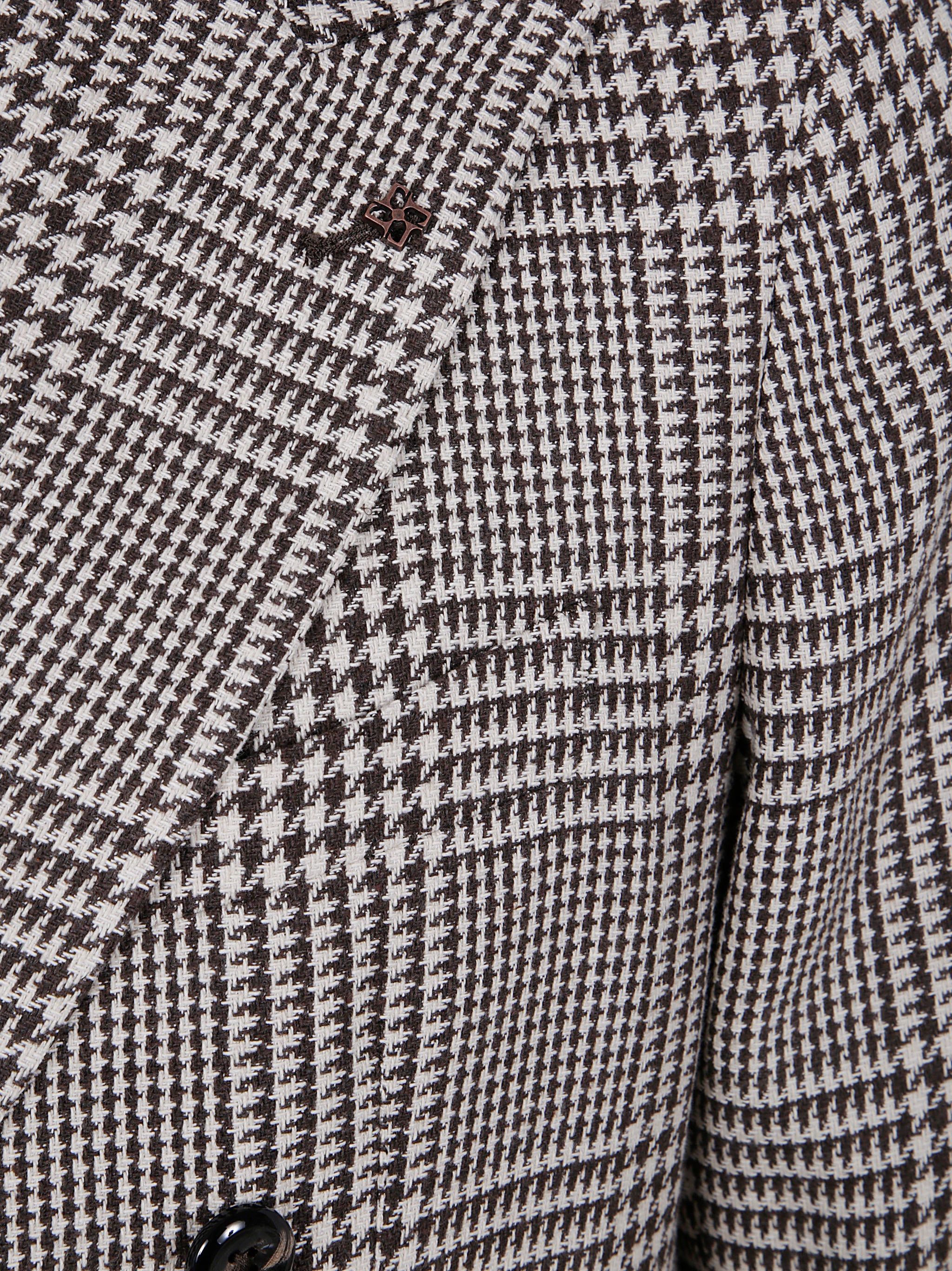 TAGLIATORE Double-Breasted Gingham Jacket for Men - SS25