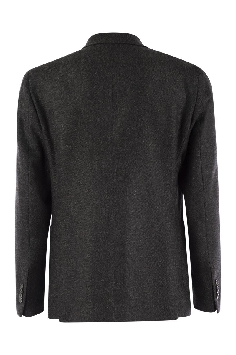 TAGLIATORE Double-Breasted Wool and Cashmere Jacket