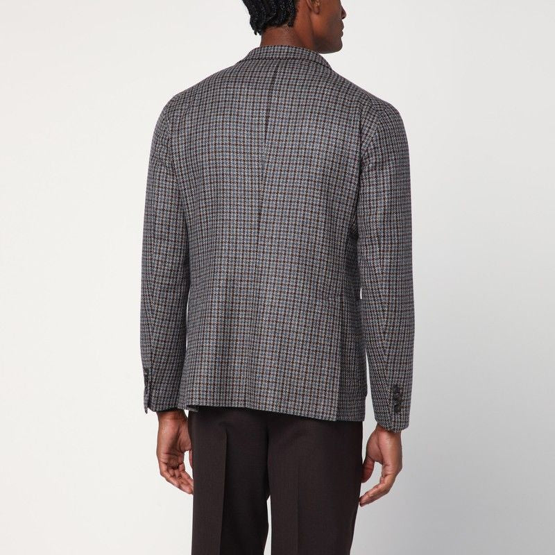 TAGLIATORE Patterned Single-Breasted Jacket for Men - FW25