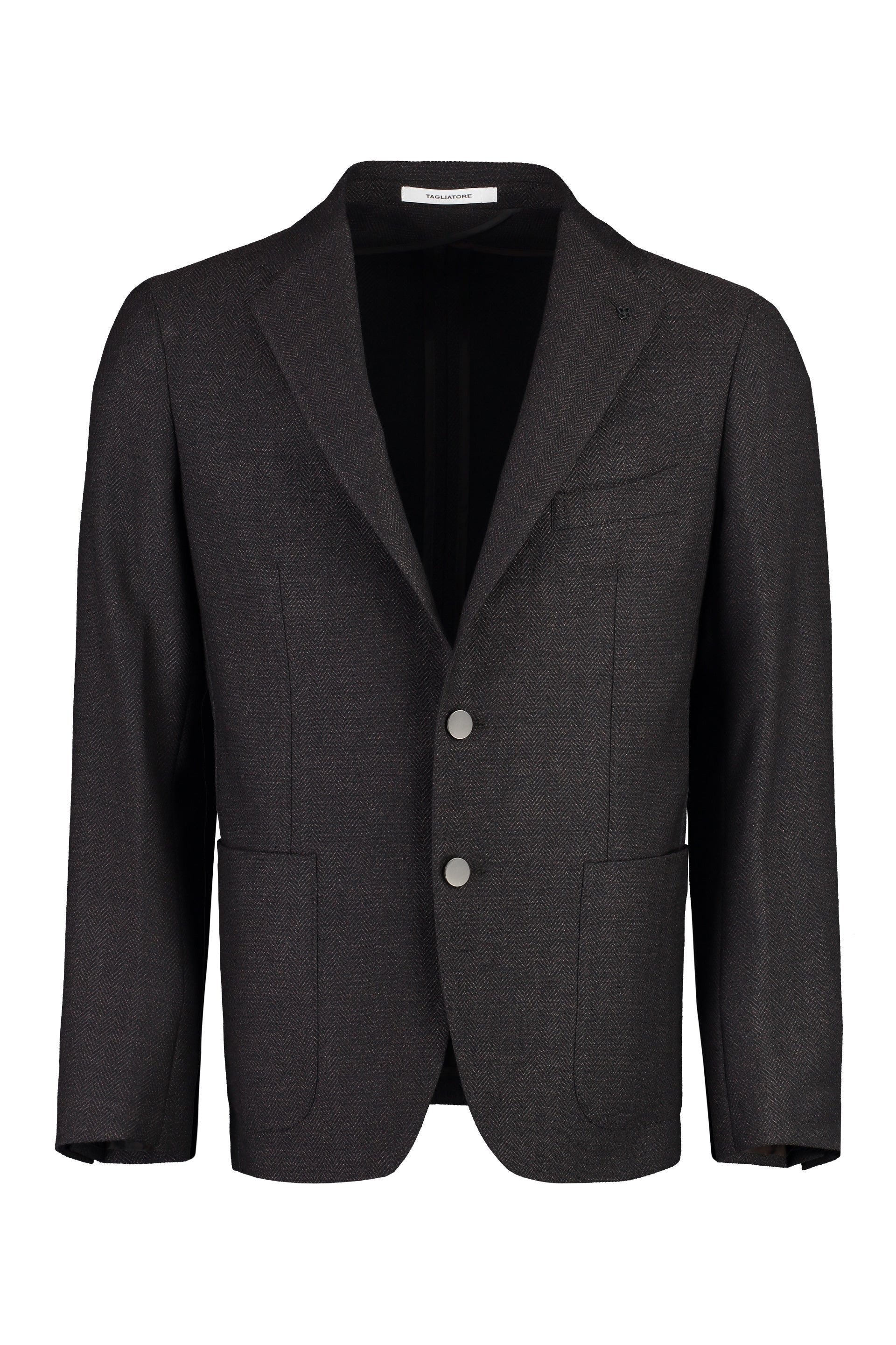 TAGLIATORE Single-Breasted Virgin Wool Jacket
