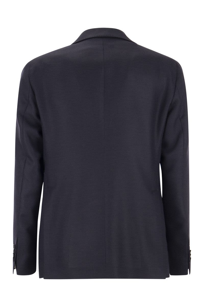 TAGLIATORE Men's Virgin Wool Jacket with Two-Button Closure