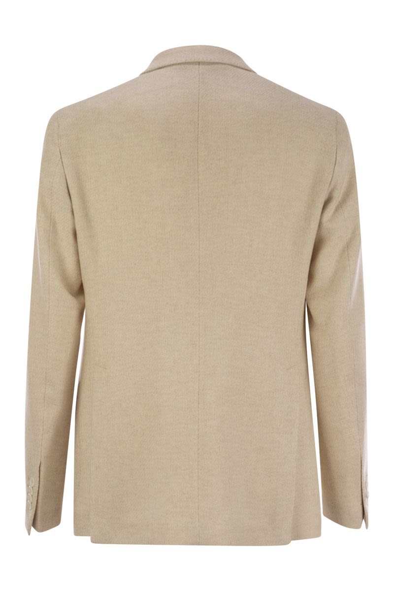 TAGLIATORE Men's Virgin Wool Blend Jacket with Two-Button Closure