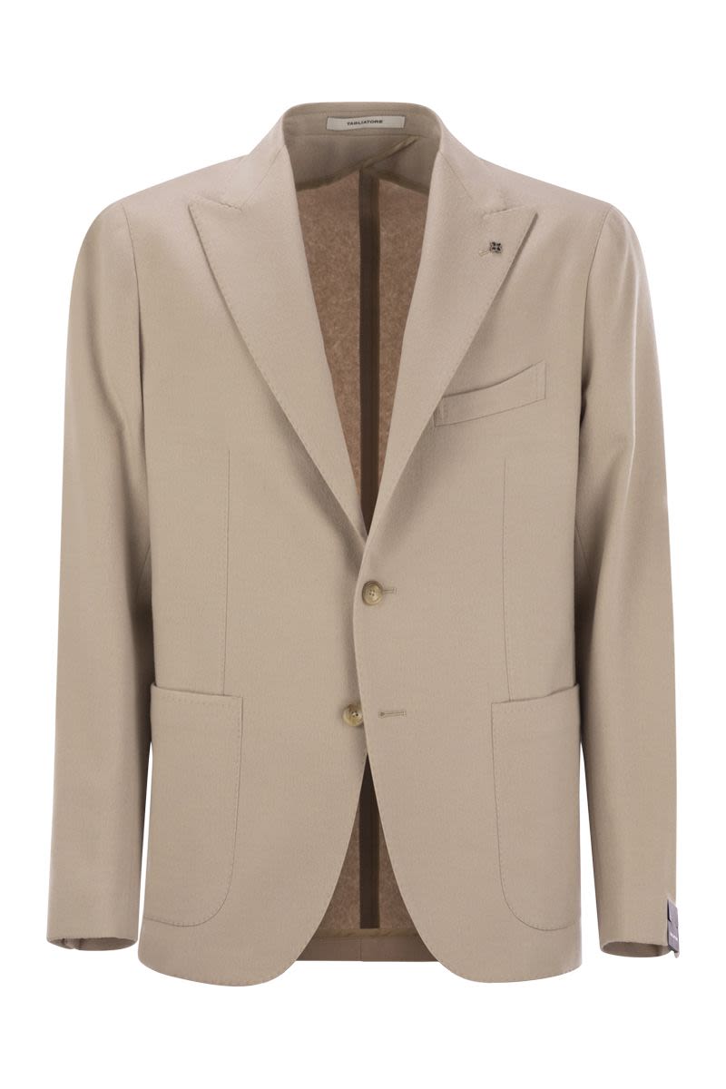 TAGLIATORE Cashmere Jacket with Three-Button Closure
