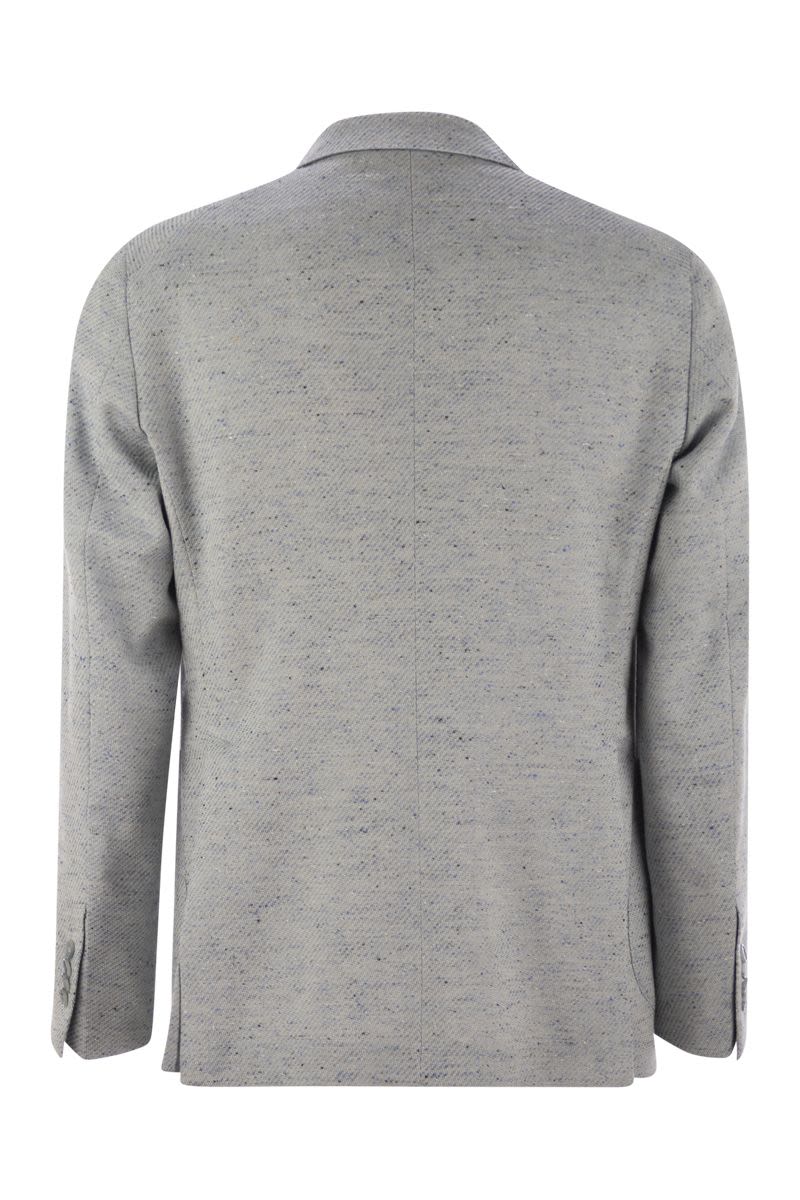 TAGLIATORE Men's Cotton, Silk, and Stretch Wool Jacket - Slim Fit