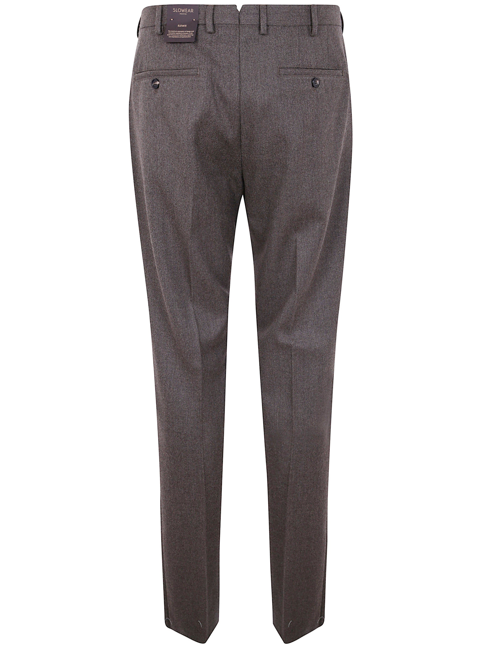 INCOTEX Men's Chino Straight Fit Trousers