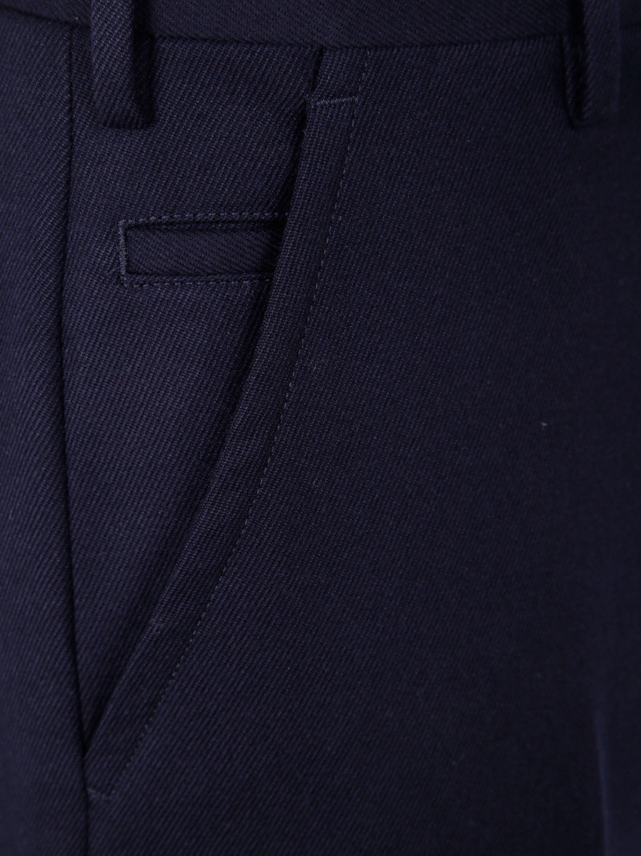 INCOTEX Straight Fit Wool Trousers for Men