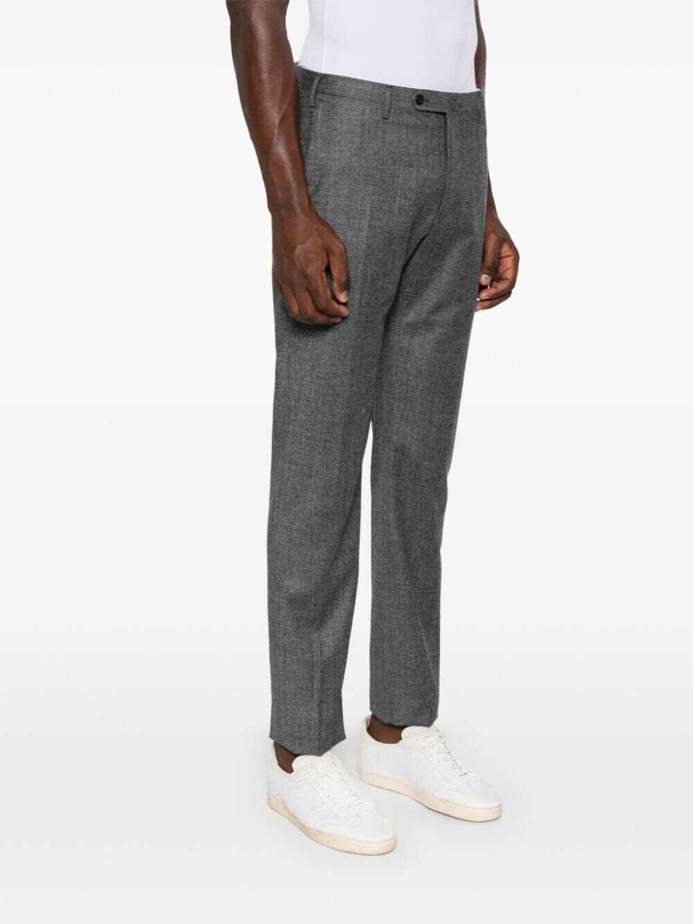 INCOTEX Men's Virgin Wool Trousers for FW24