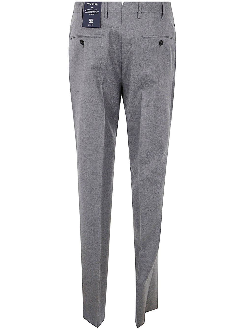 INCOTEX Men's Tailored Wool Trousers - FW24 Collection