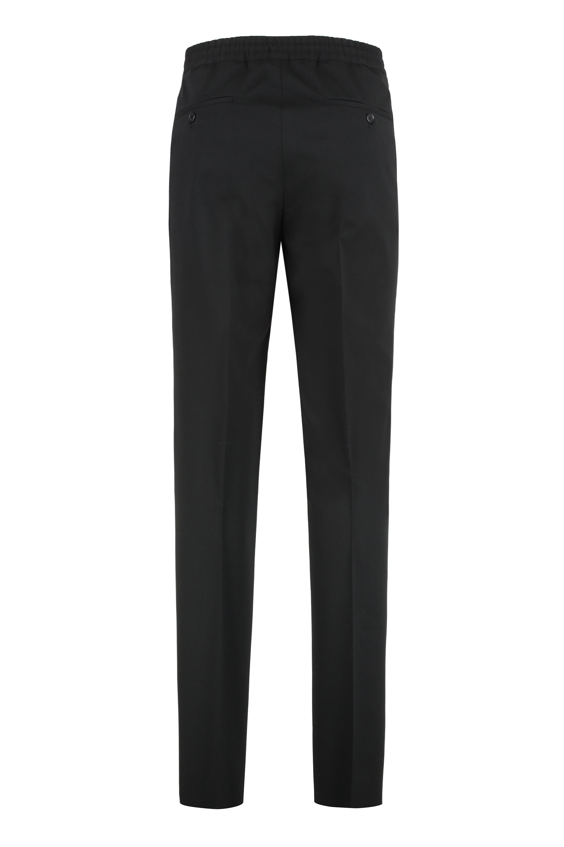 SLOWEAR Tapered Fit Wool Pants - Ankle Length
