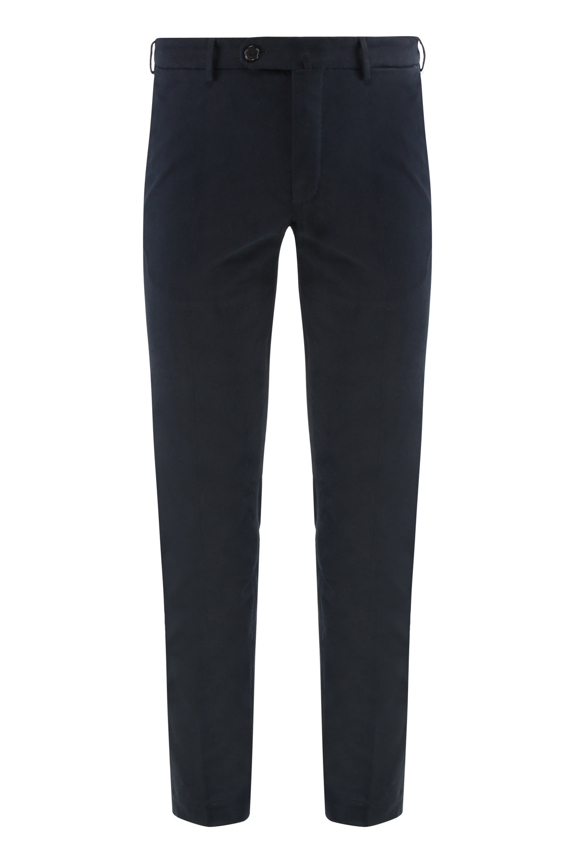 SLOWEAR Refined Slim Fit Cotton Gabardine Trousers