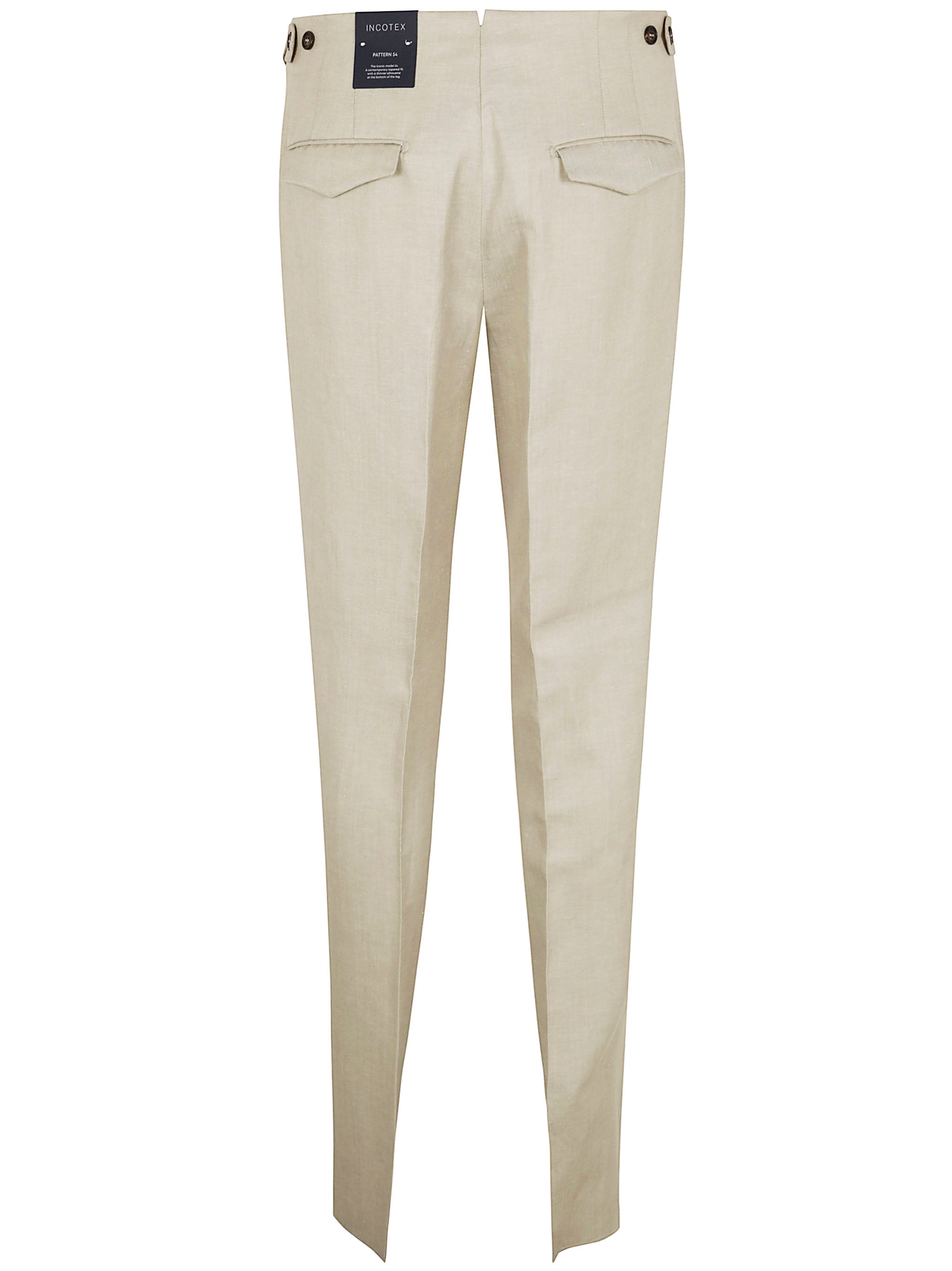 INCOTEX Men's Tapered Fit Trousers