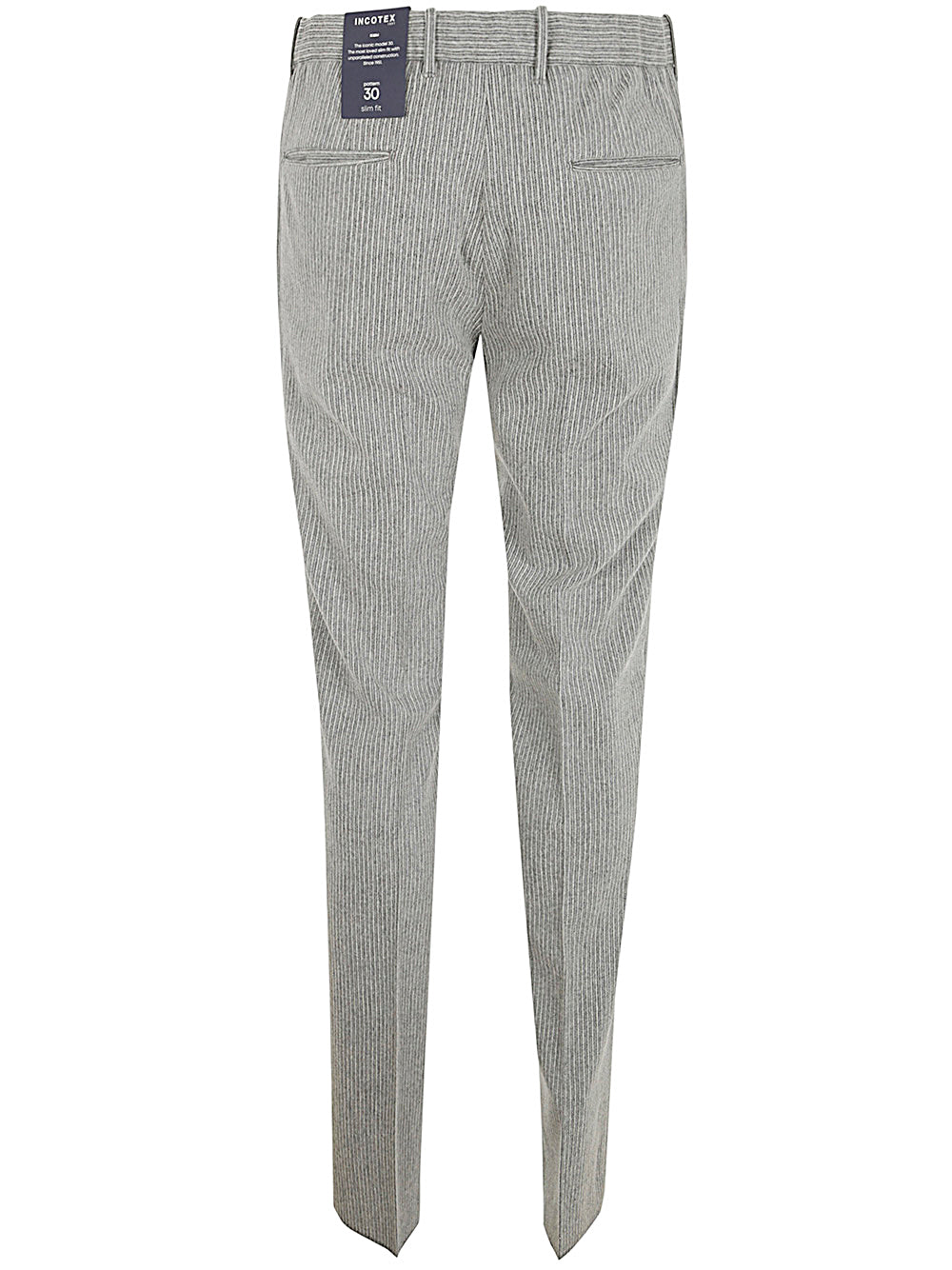 INCOTEX Tailored Wool Blend Trousers for Men - FW24 Collection