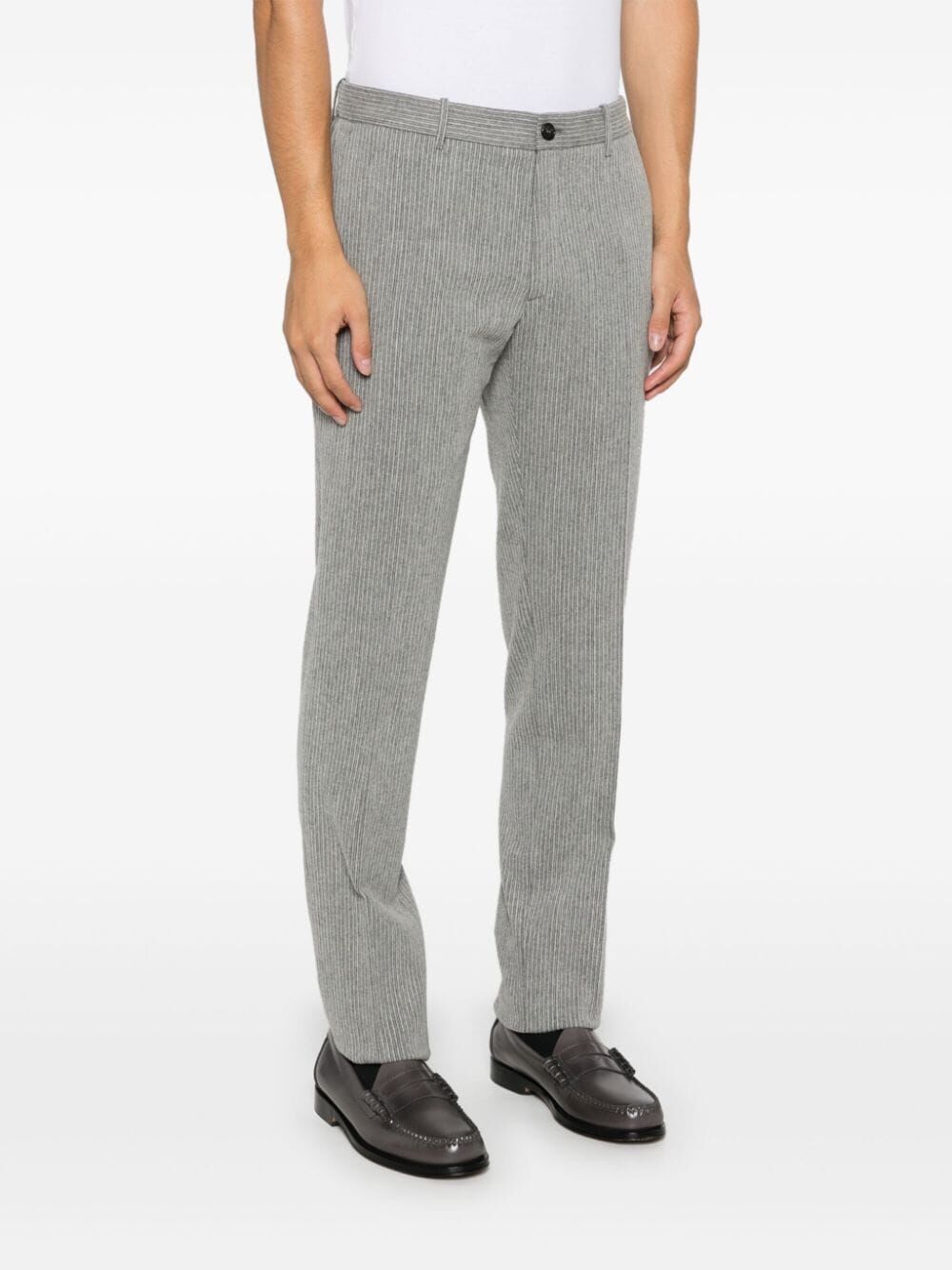 INCOTEX Tailored Wool Blend Trousers for Men - FW24 Collection