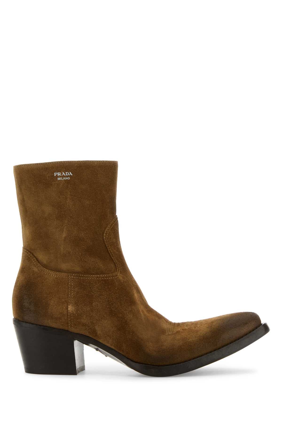 PRADA Suede Boots for Women - Sizes 16-28