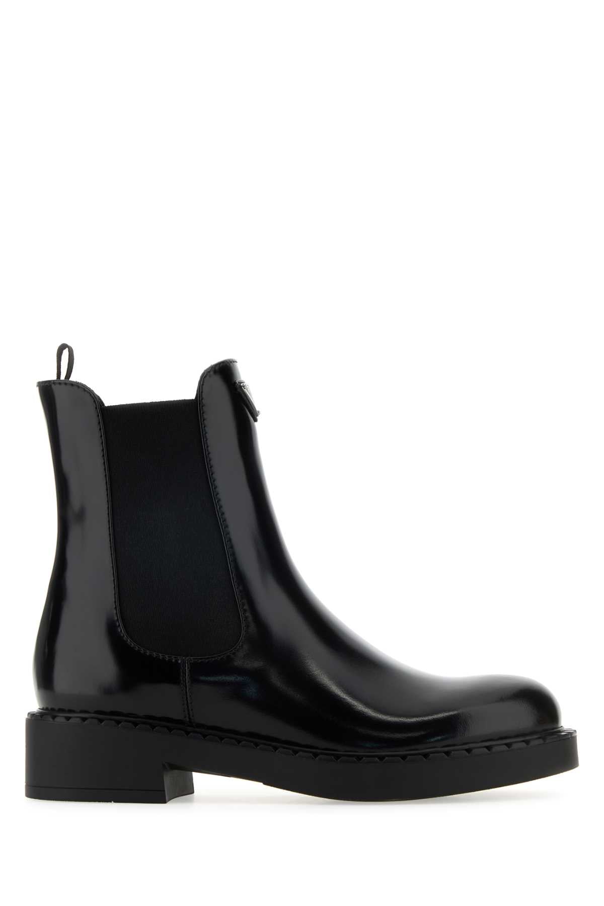 PRADA Elegant Leather Ankle Boots for Women