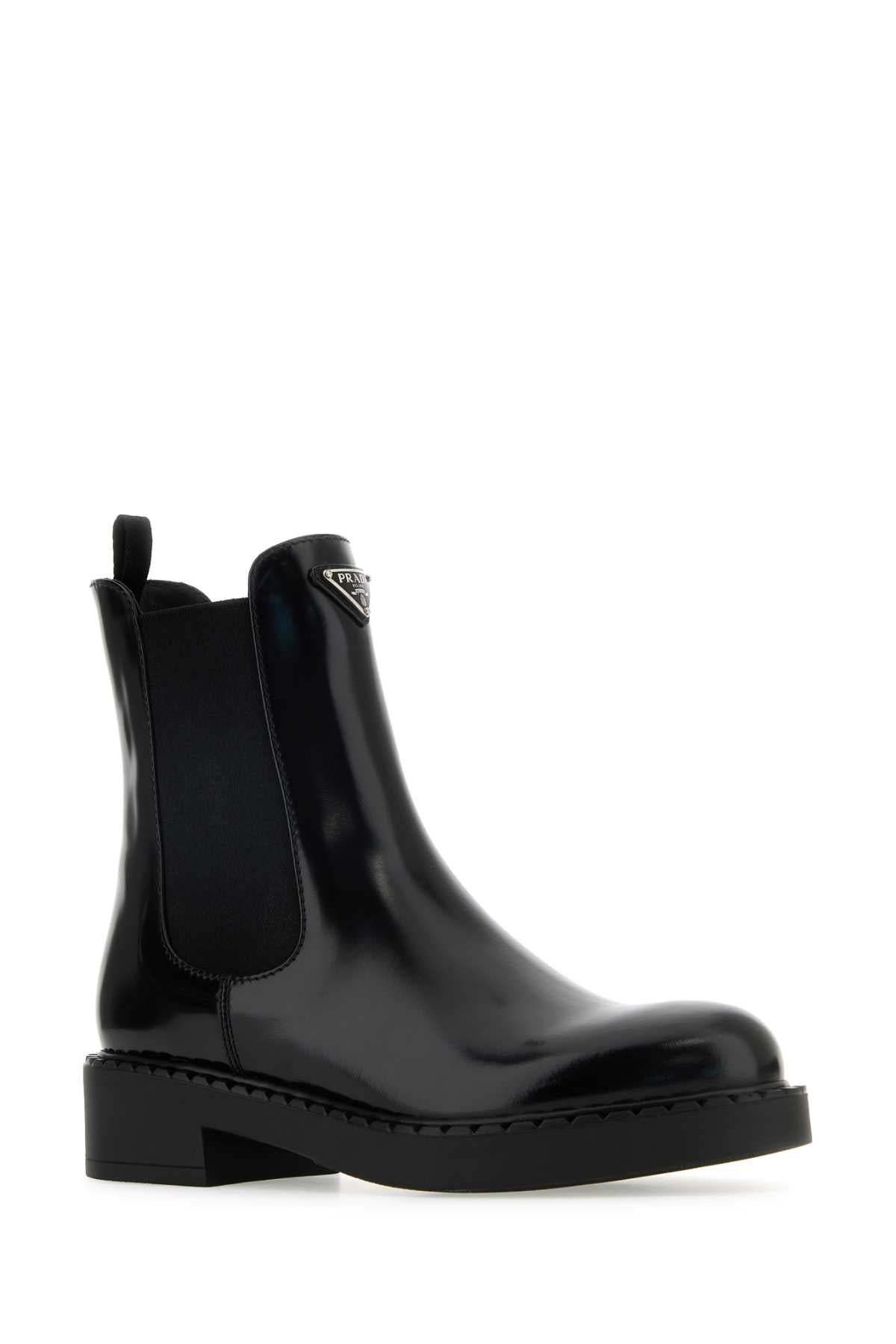 PRADA Elegant Leather Ankle Boots for Women