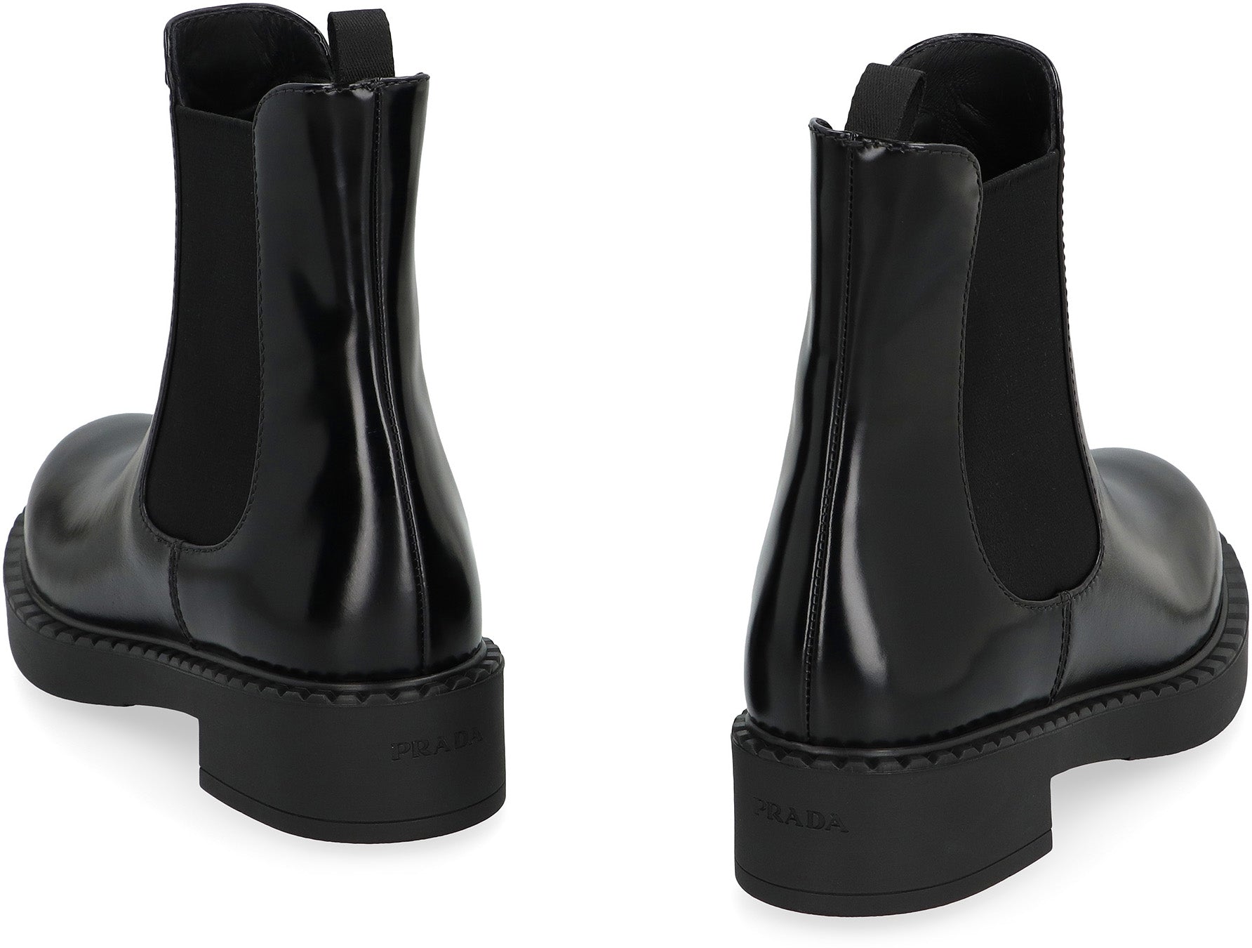 PRADA Elegant Leather Ankle Boots for Women