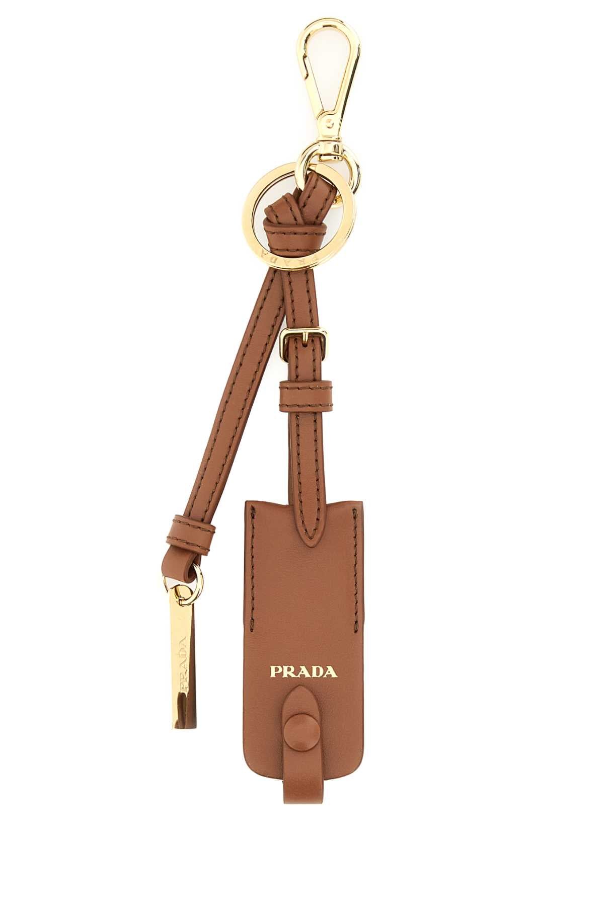 PRADA Luxury Leather Key Ring - Mini
