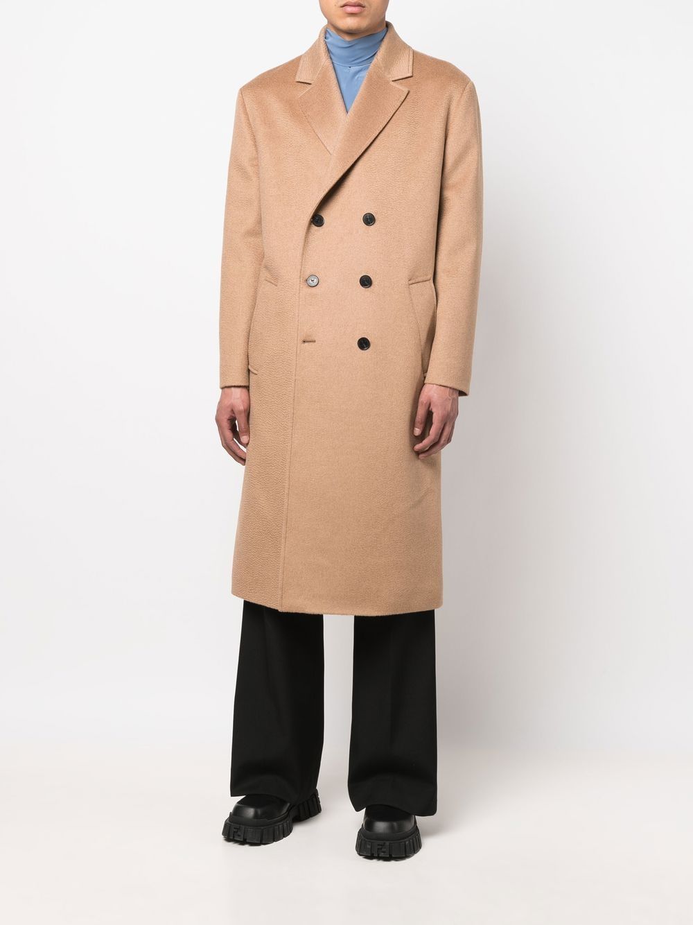 VALENTINO Men's Luxe Camel Wool Jacket