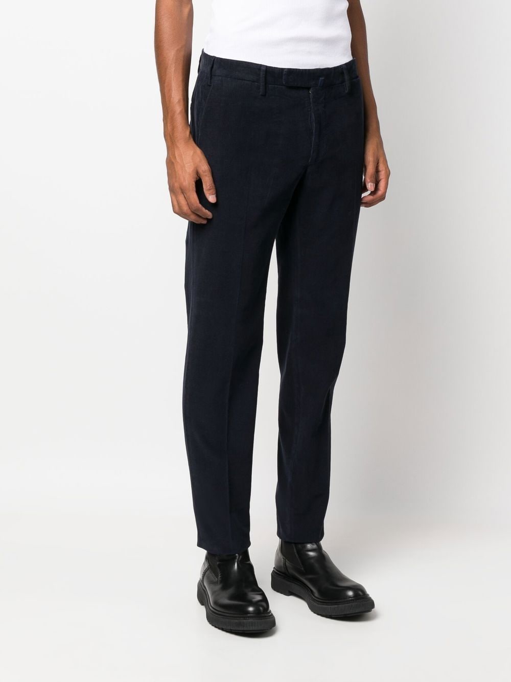 INCOTEX Modern Stretch Cotton Trousers for Men