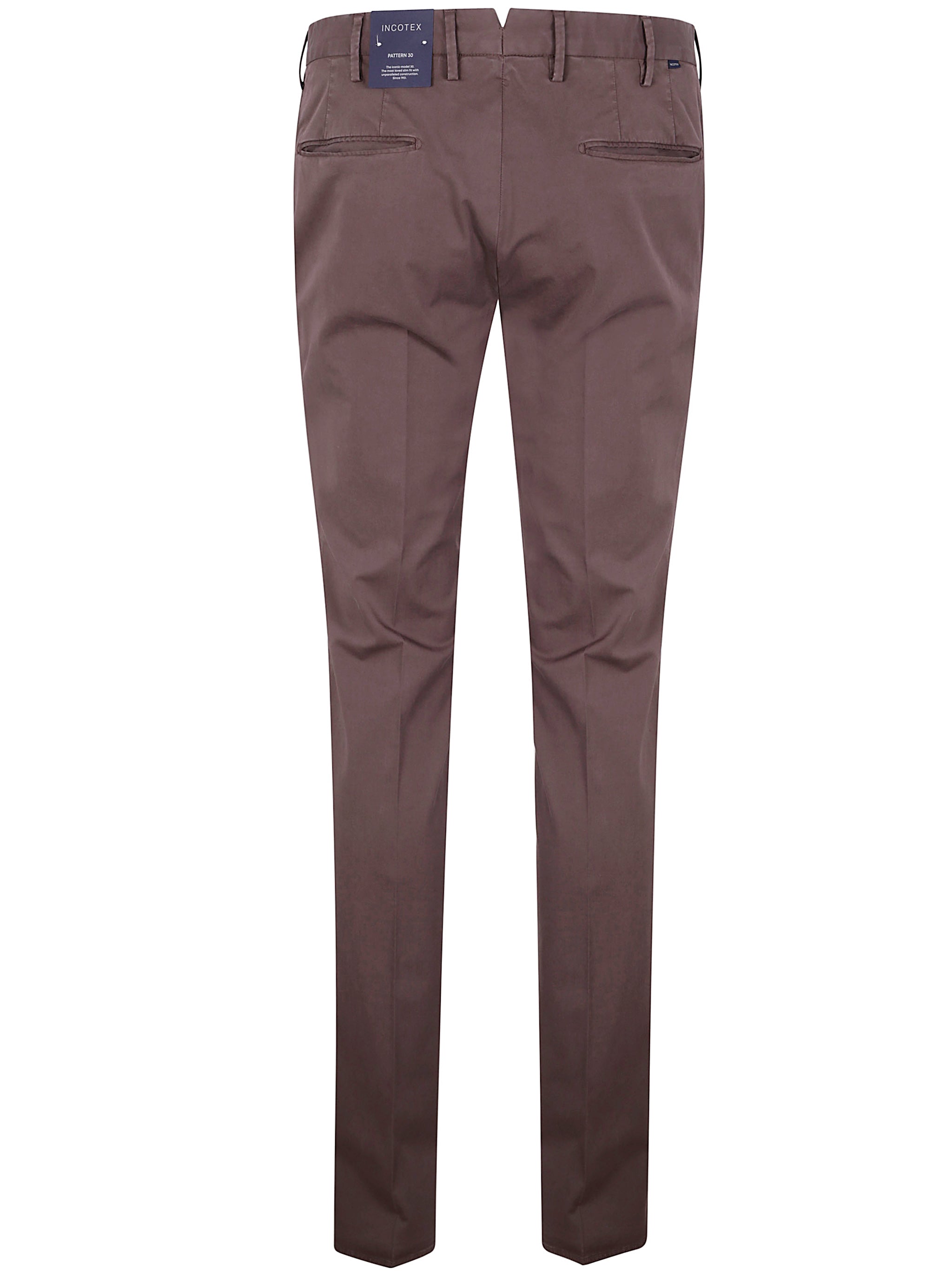 INCOTEX Slim Fit Mini Trousers for Men