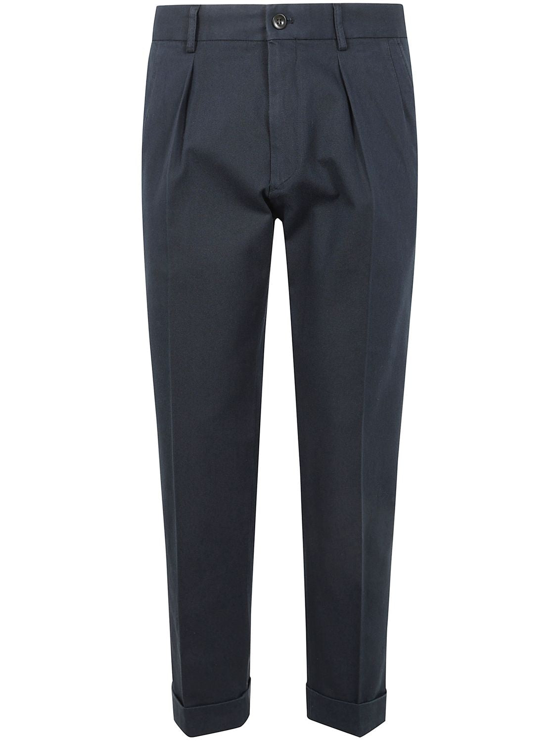 INCOTEX Men's Tapered Fit Trousers