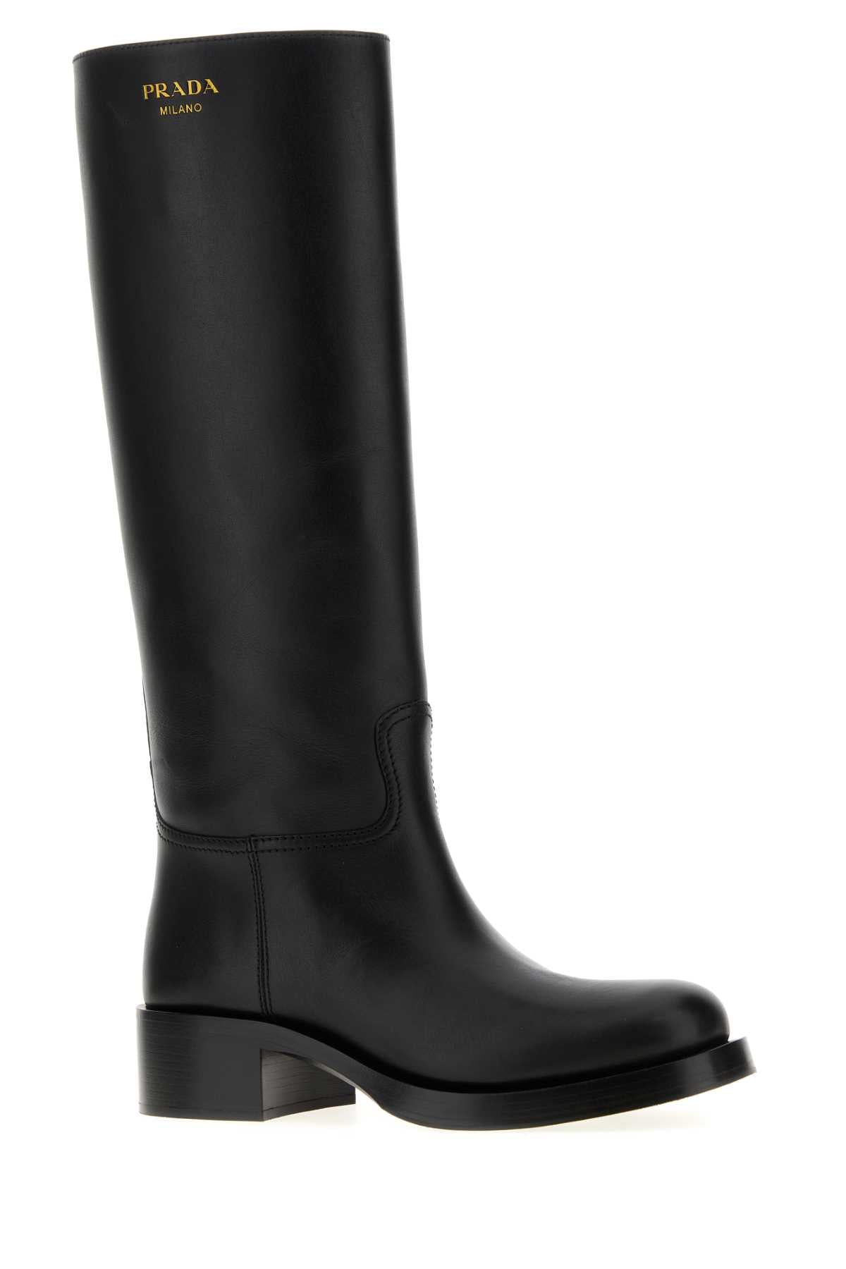PRADA Leather Ankle Boots for Women