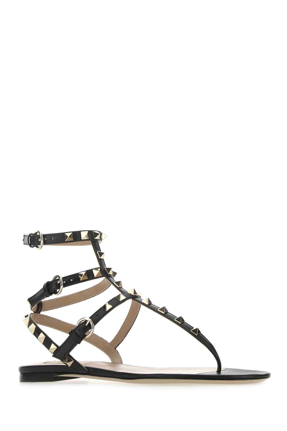 VALENTINO GARAVANI Rockstud Thong Sandals for Women - FW24
