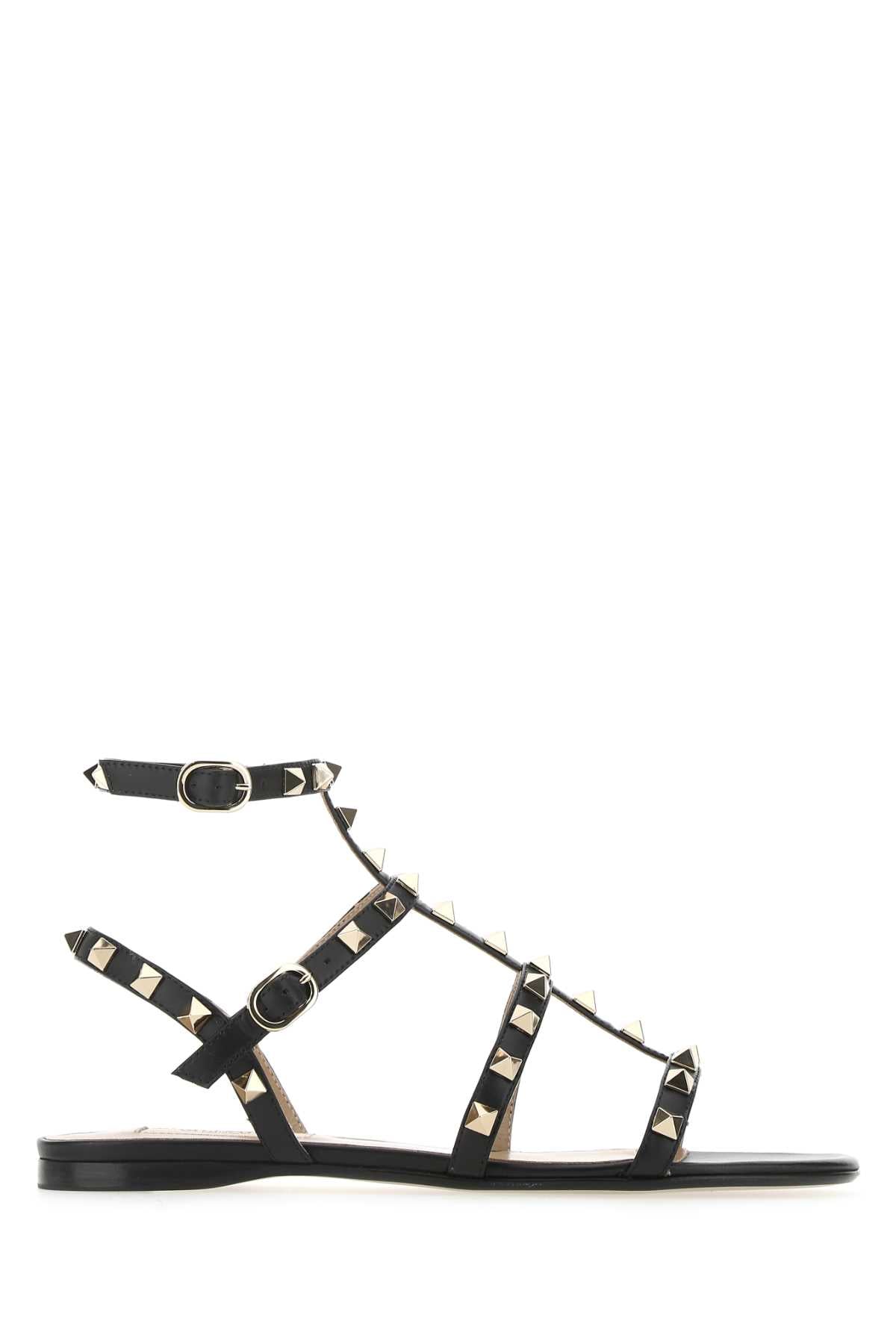 VALENTINO GARAVANI Rockstud Leather Sandals for Women - FW24 Collection