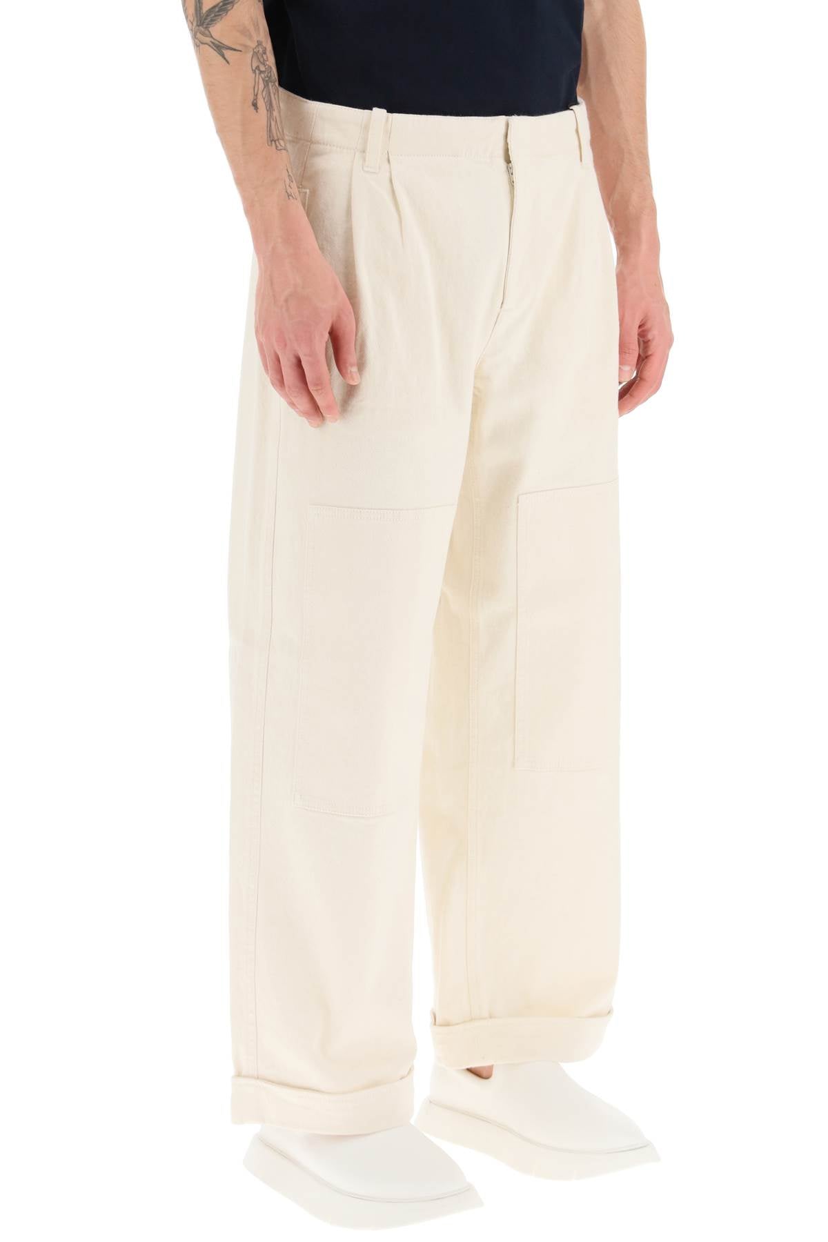ETRO Wide-Leg Stretch Cotton Pants for Men