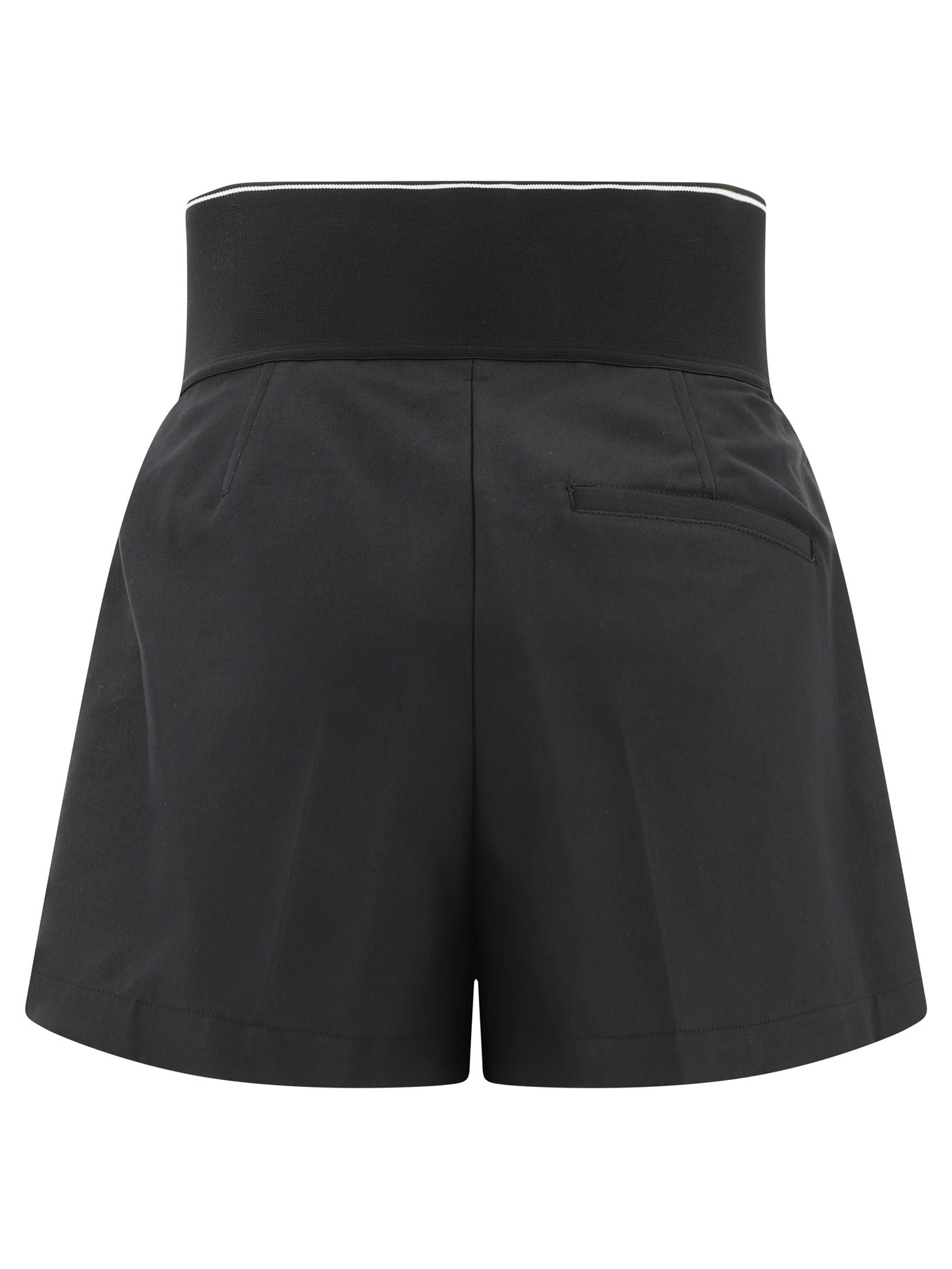 ALEXANDER WANG Chic Safari Shorts with Exposed Zipper and Logo Elastic