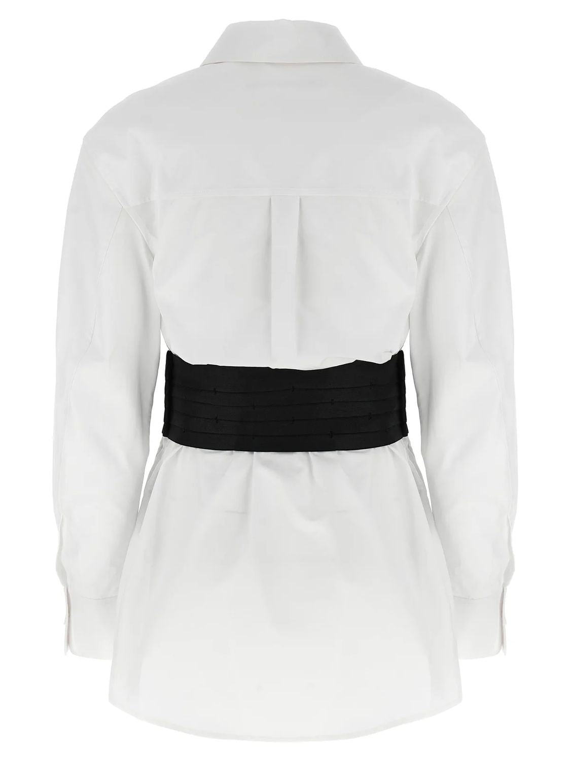 ALEXANDER WANG Versatile Mini Shirt Dress with Elastic Waist