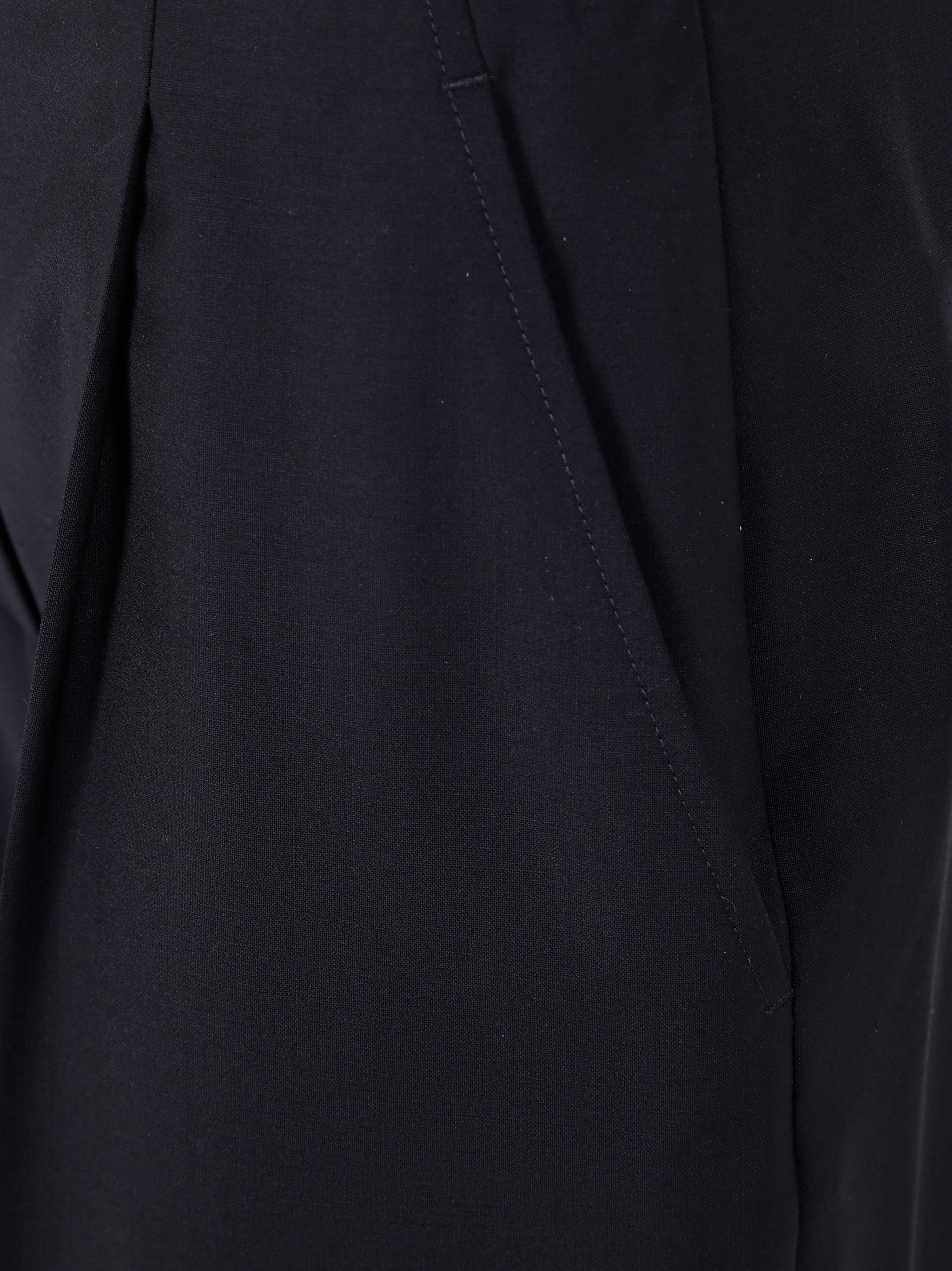 ALEXANDER WANG High Waisted Pleated Pant with Logo Elastic