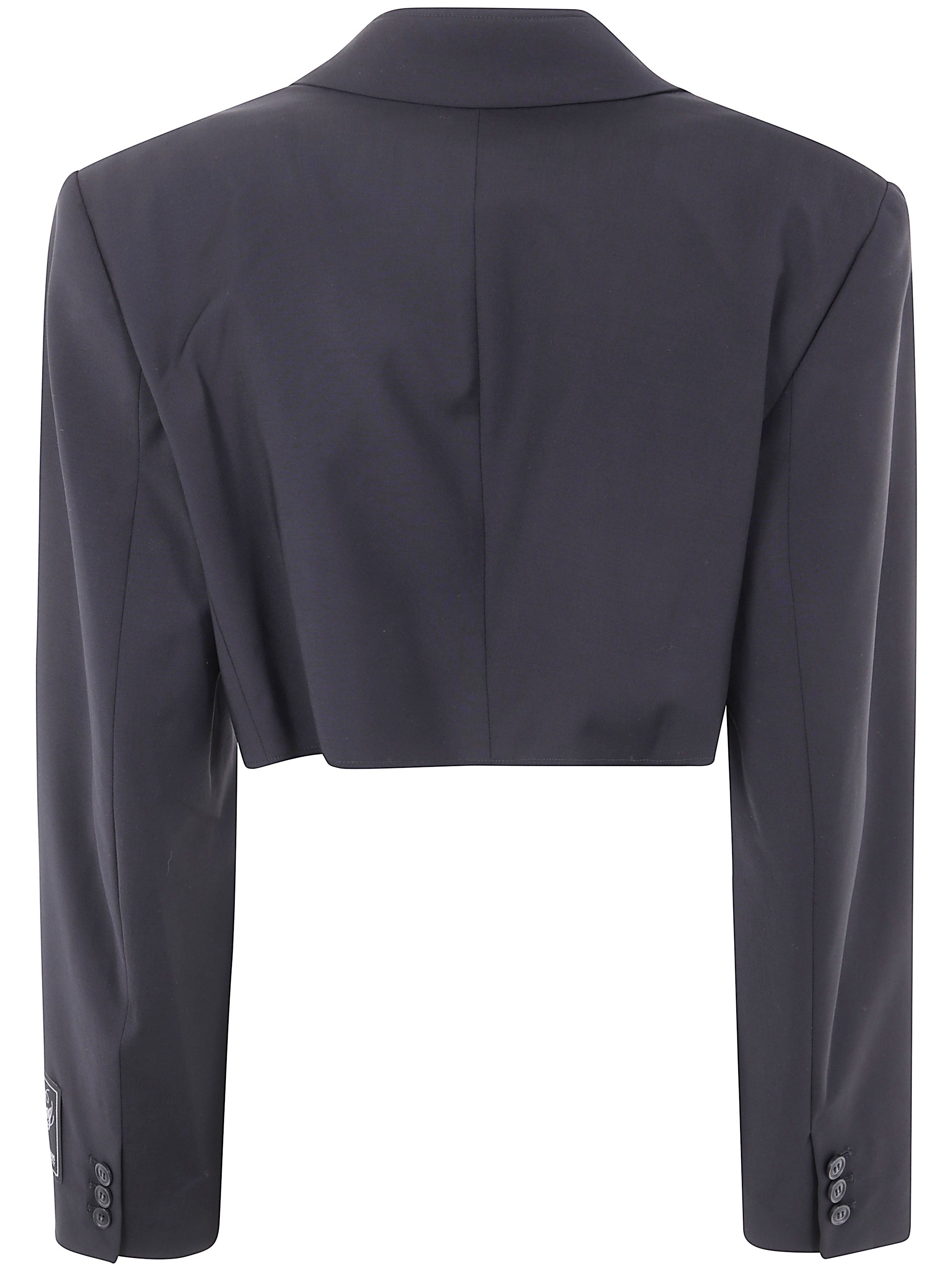 ALEXANDER WANG Cropped Blazer with Chain Detail