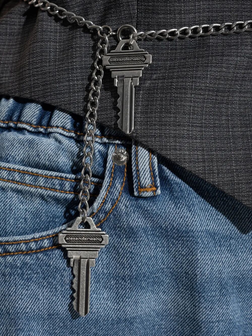 ALEXANDER WANG Chain-Accented Wool Vest