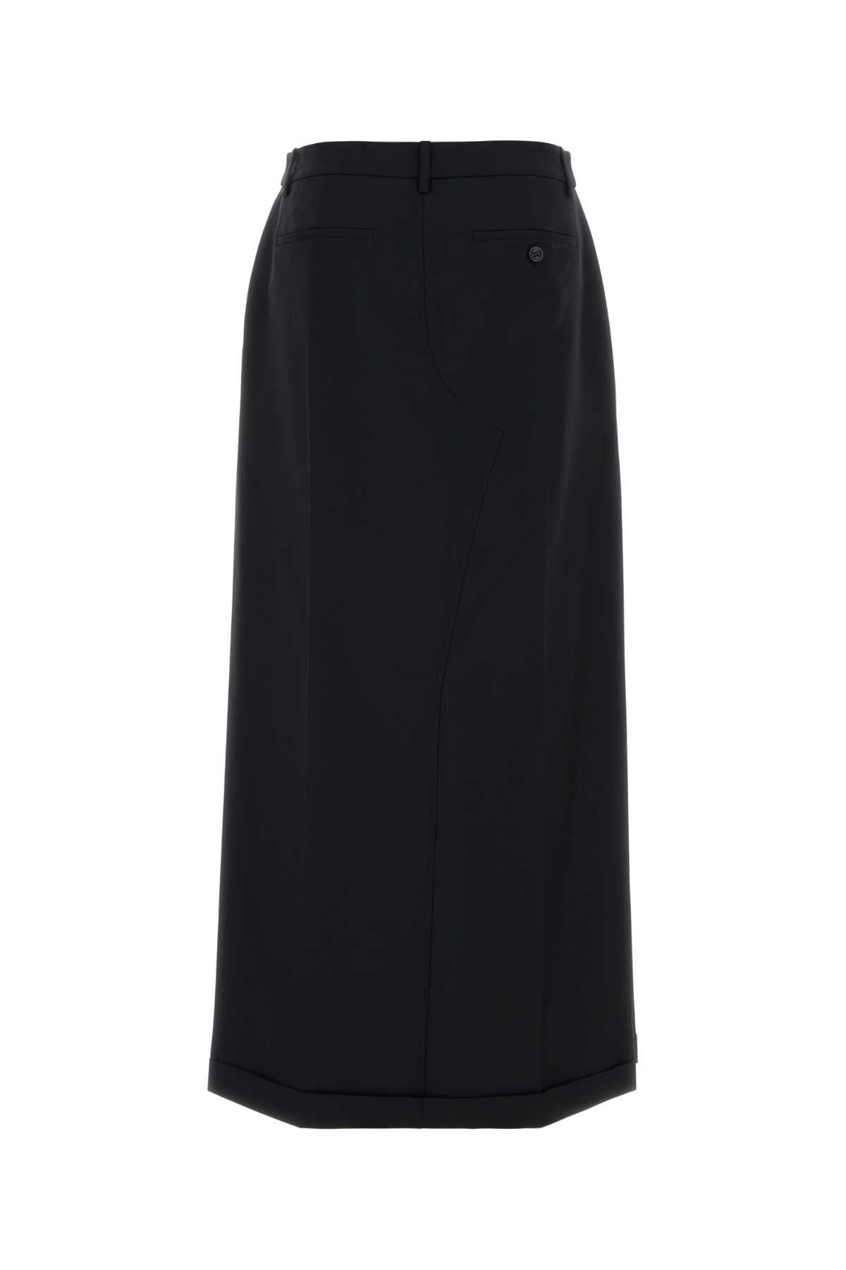 ALEXANDER WANG Mid Rise Tailored Maxi Skirt