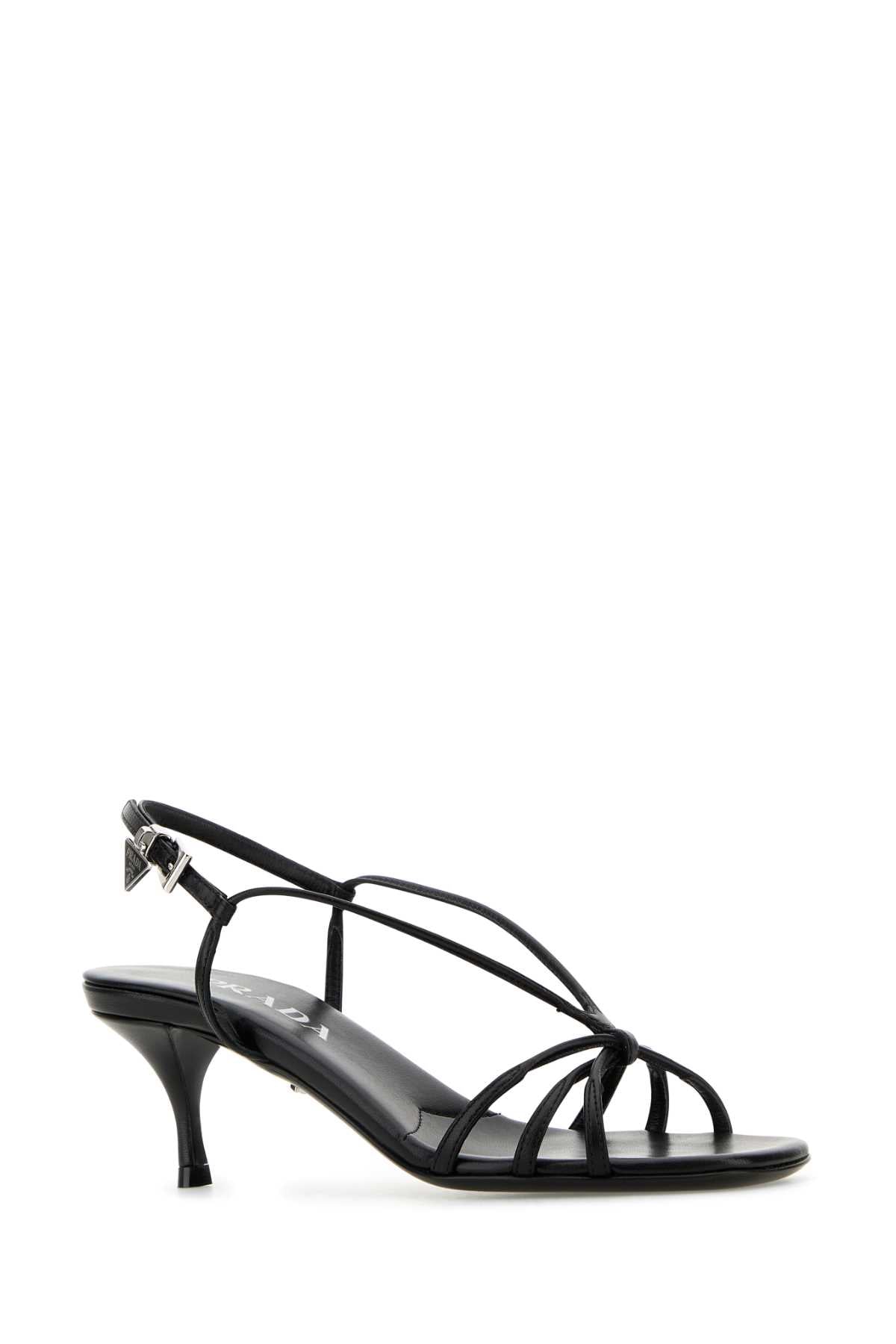 PRADA Luxurious Leather Sandals for Women - SS25 Collection