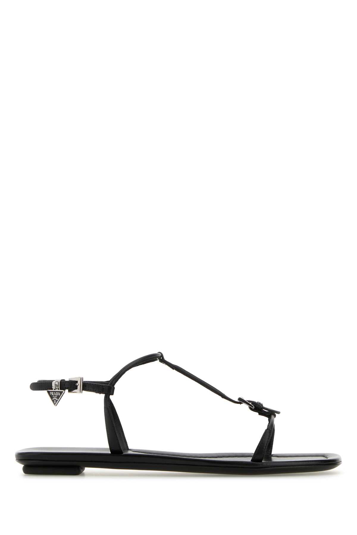 PRADA Elegant Leather Sandals for Women