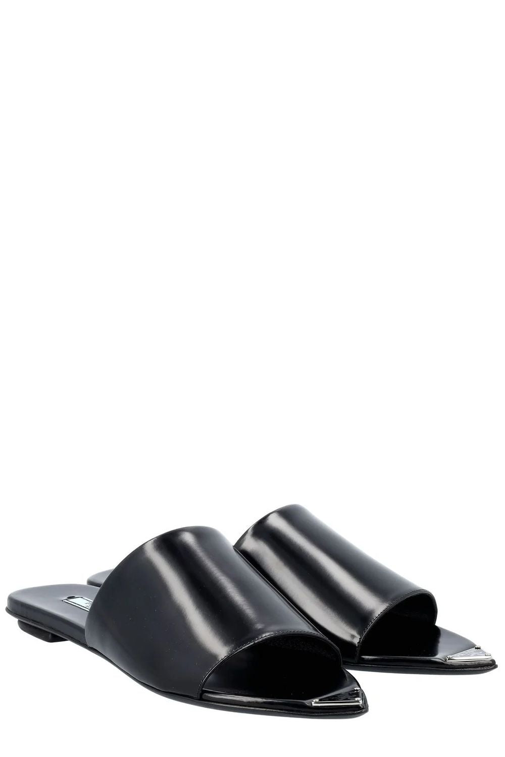 PRADA Elegant Leather Slippers for Women