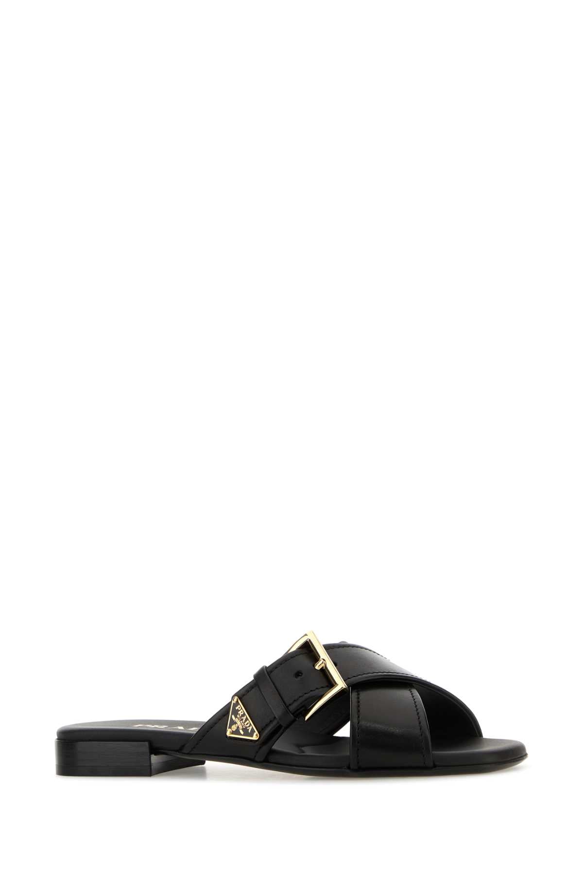 PRADA Elegant Leather Slippers for Women