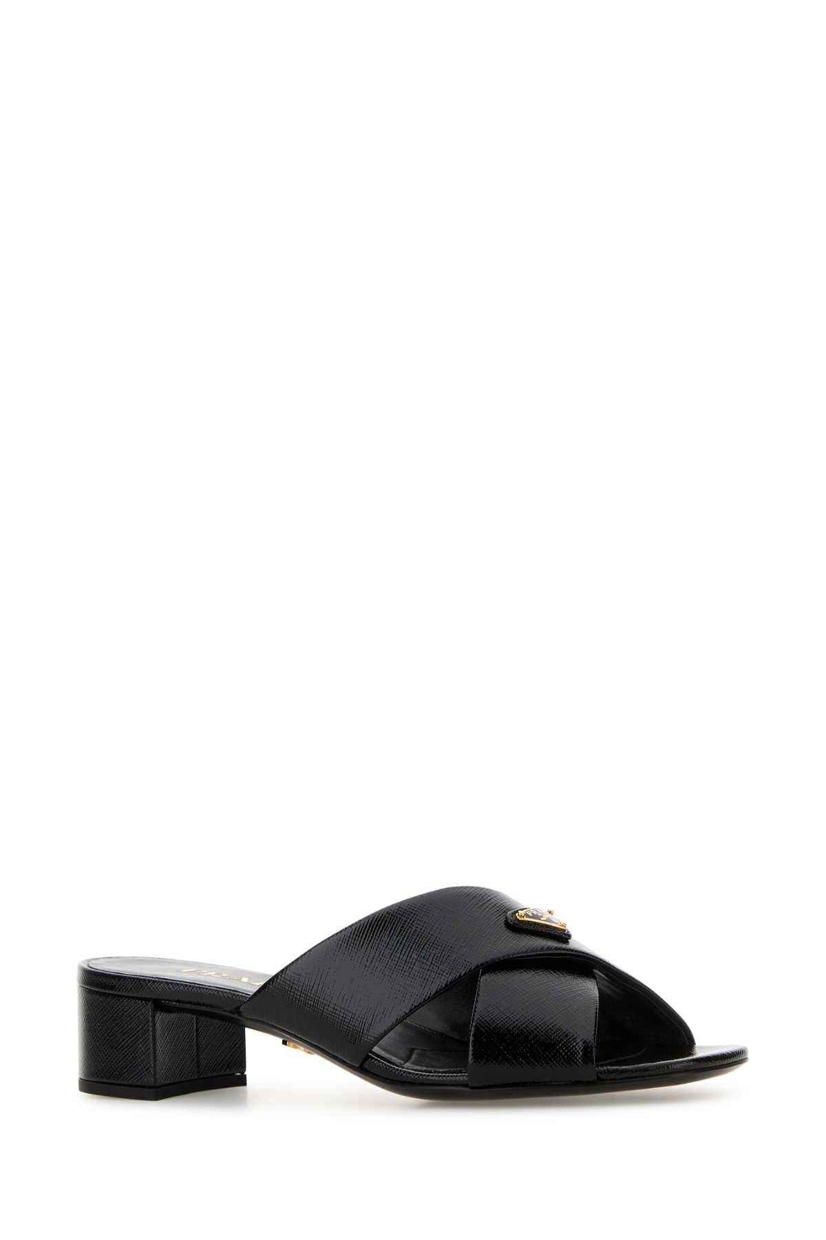PRADA Leather Flat Sandals for Women