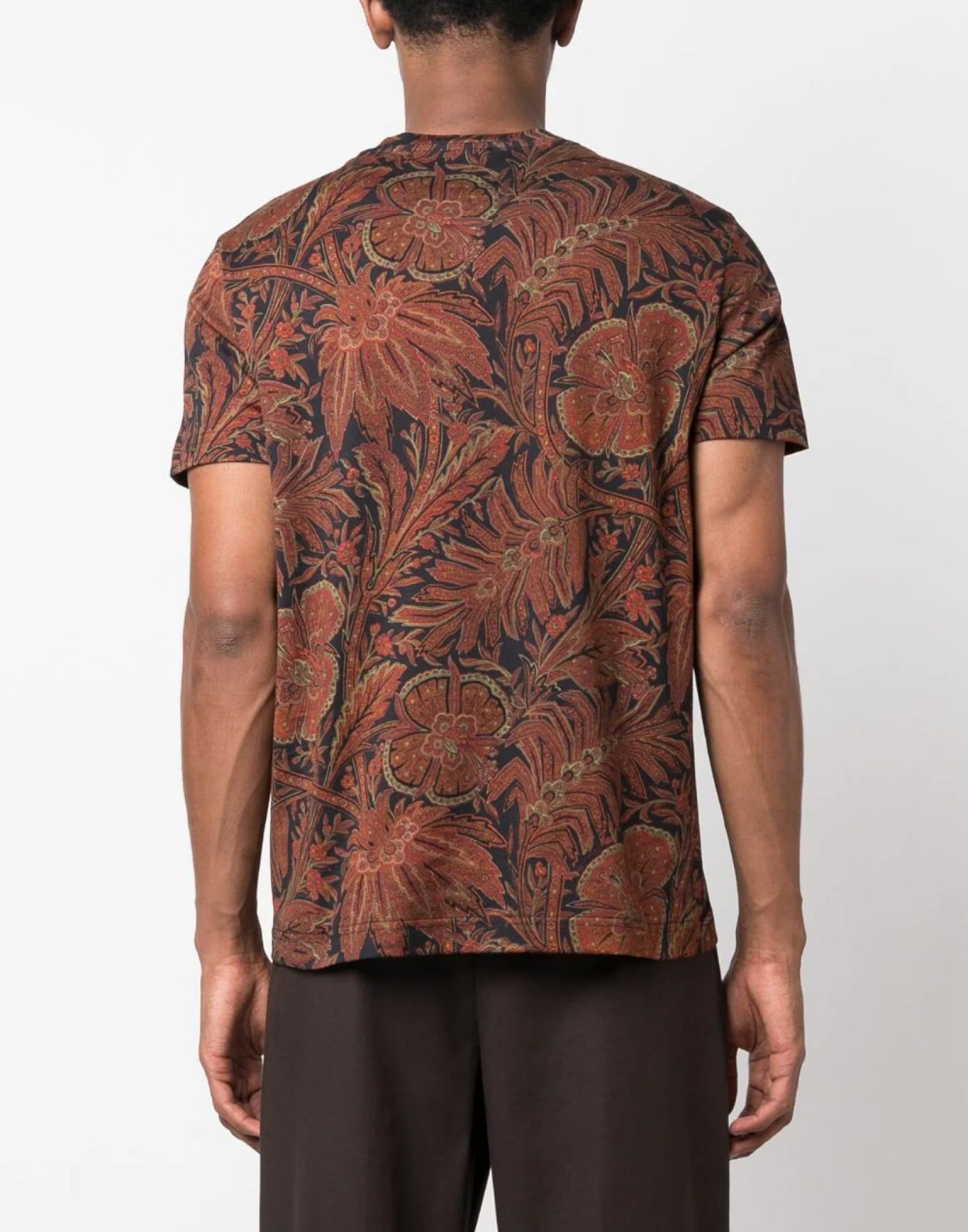 ETRO Paisley Print Short Sleeve T-Shirt