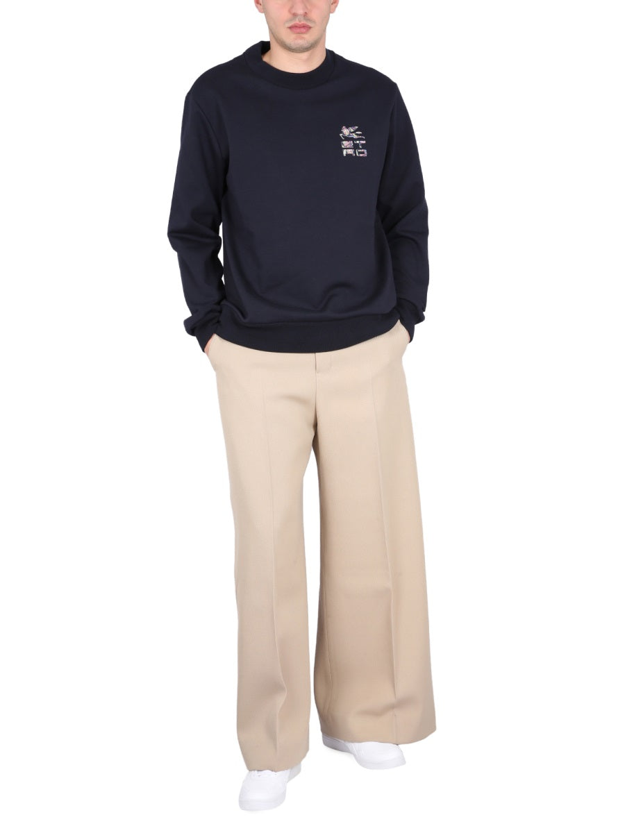 ETRO Men's Embroidered Crewneck Sweatshirt