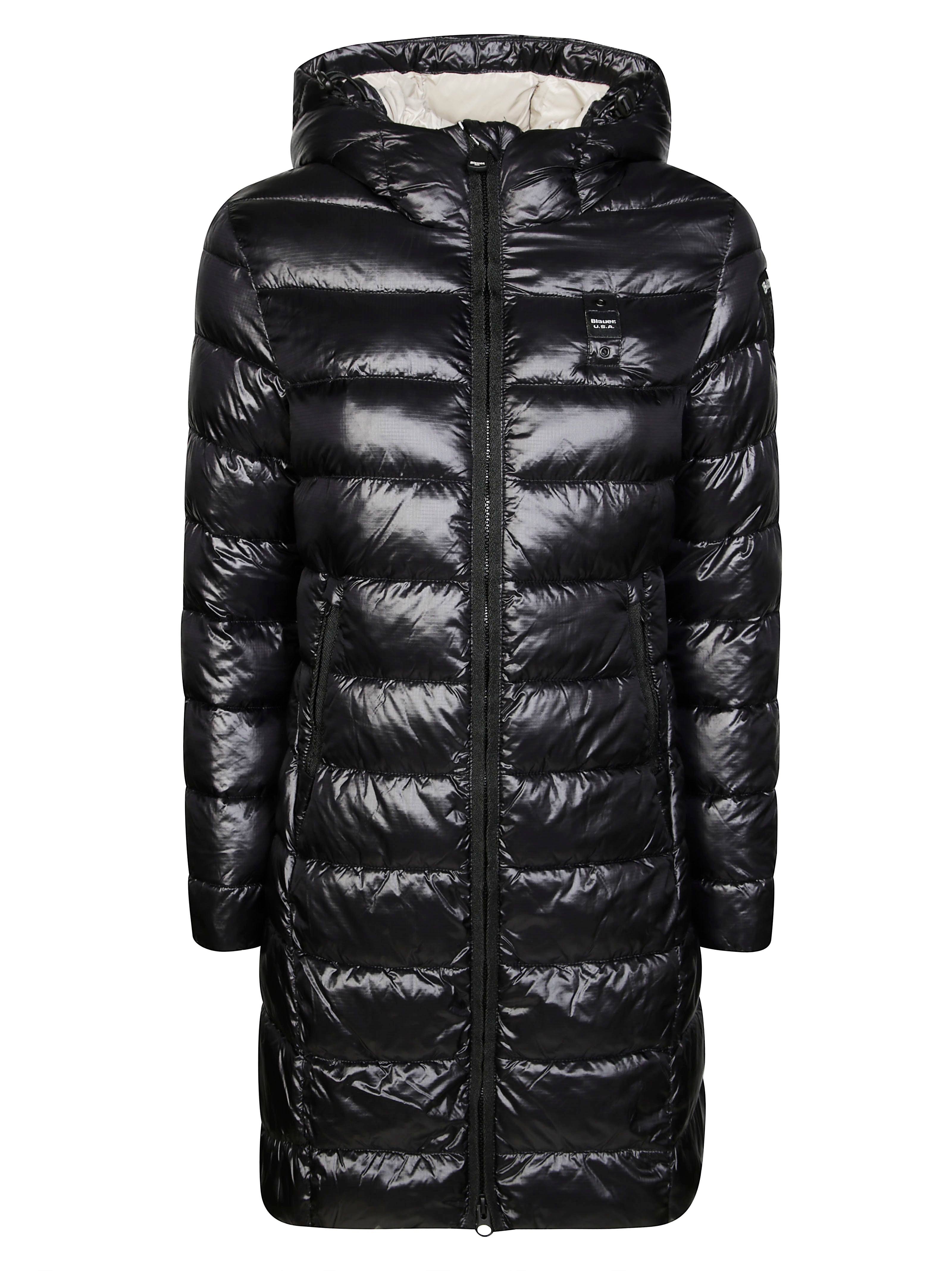 BLAUER Men's Long Hooded Jacket