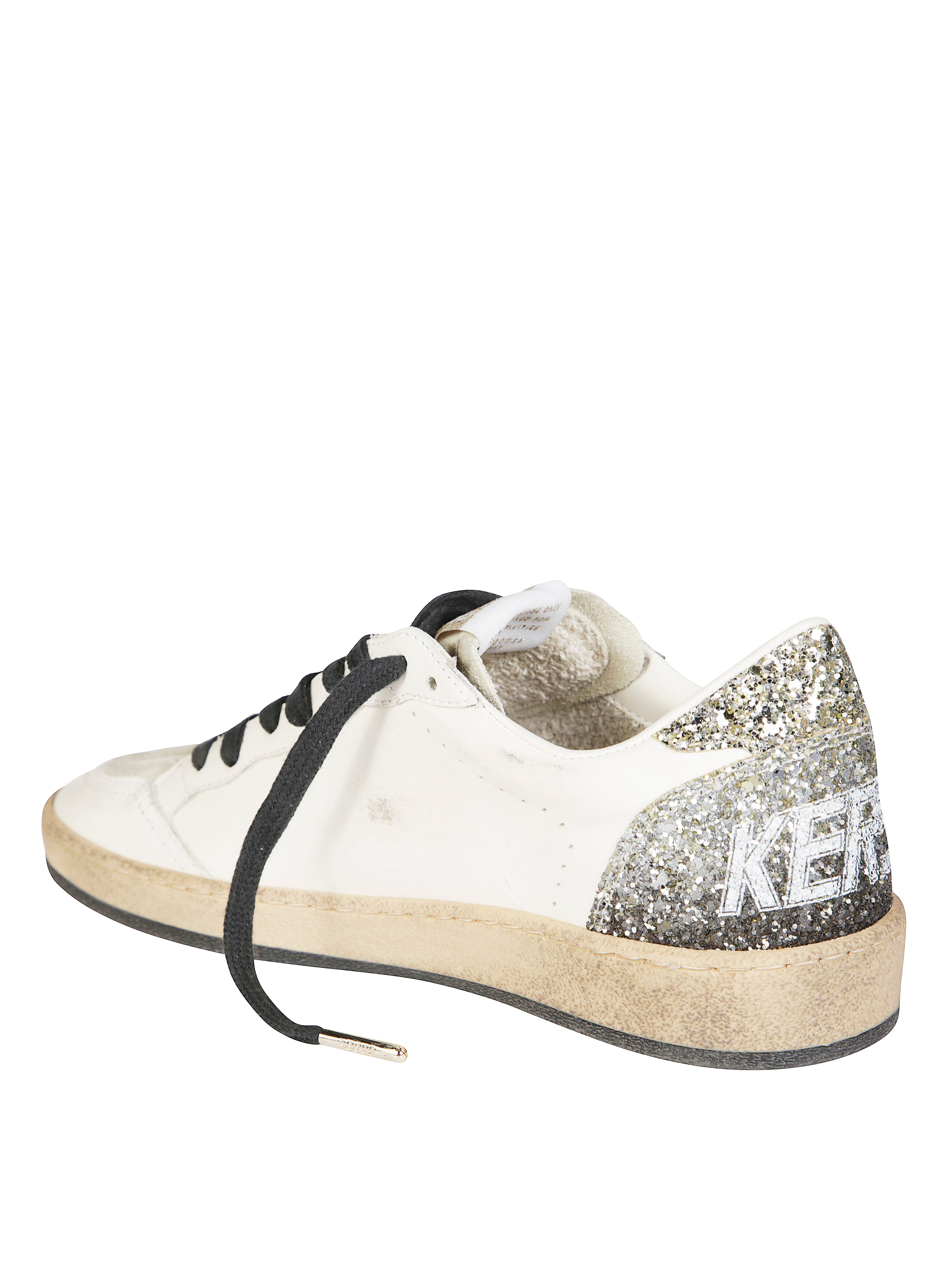 GOLDEN GOOSE Ballstar Leather Upper Suede Sneakers for Men