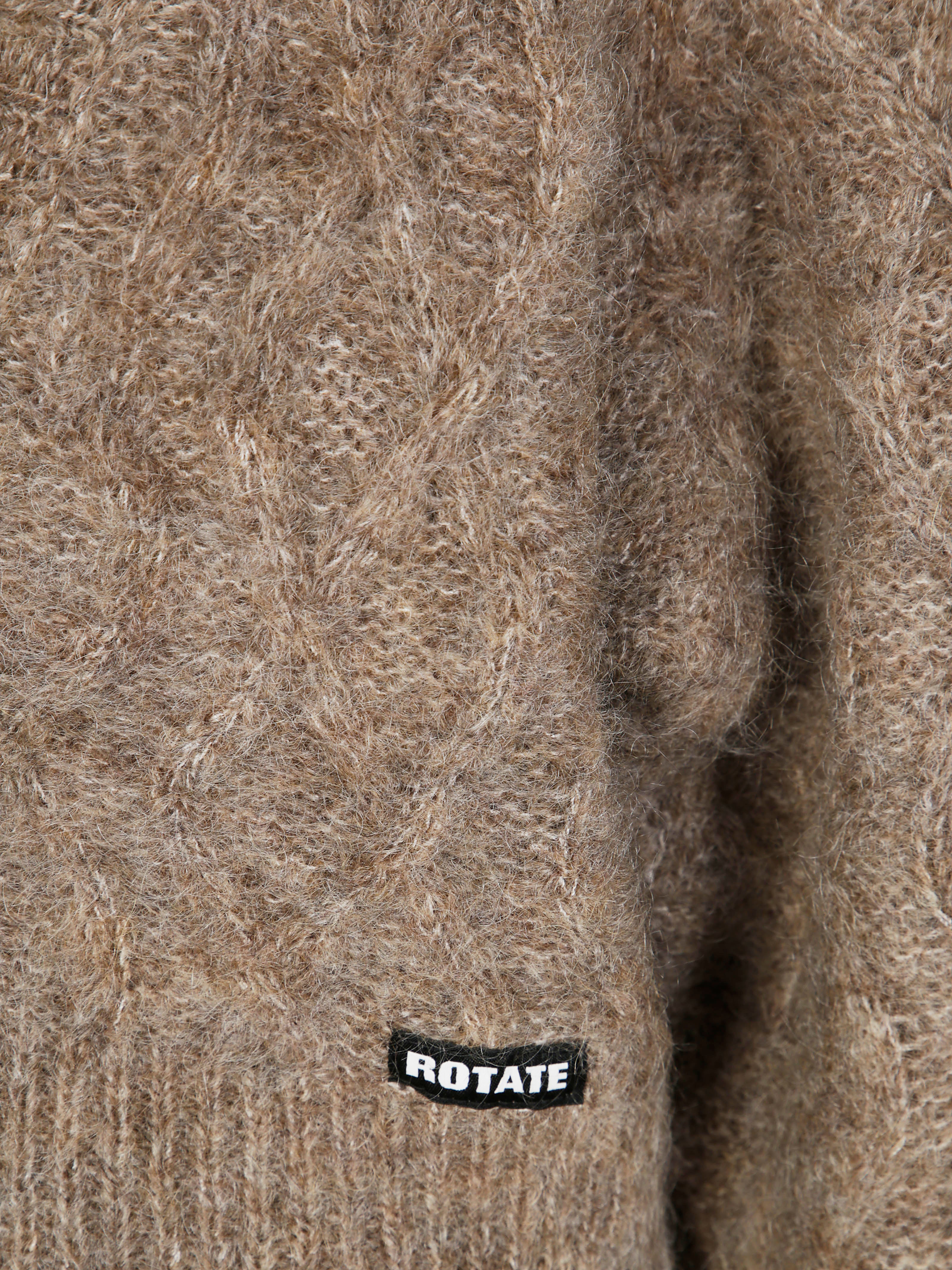 ROTATE Men's Fluffy Knit Cardigan