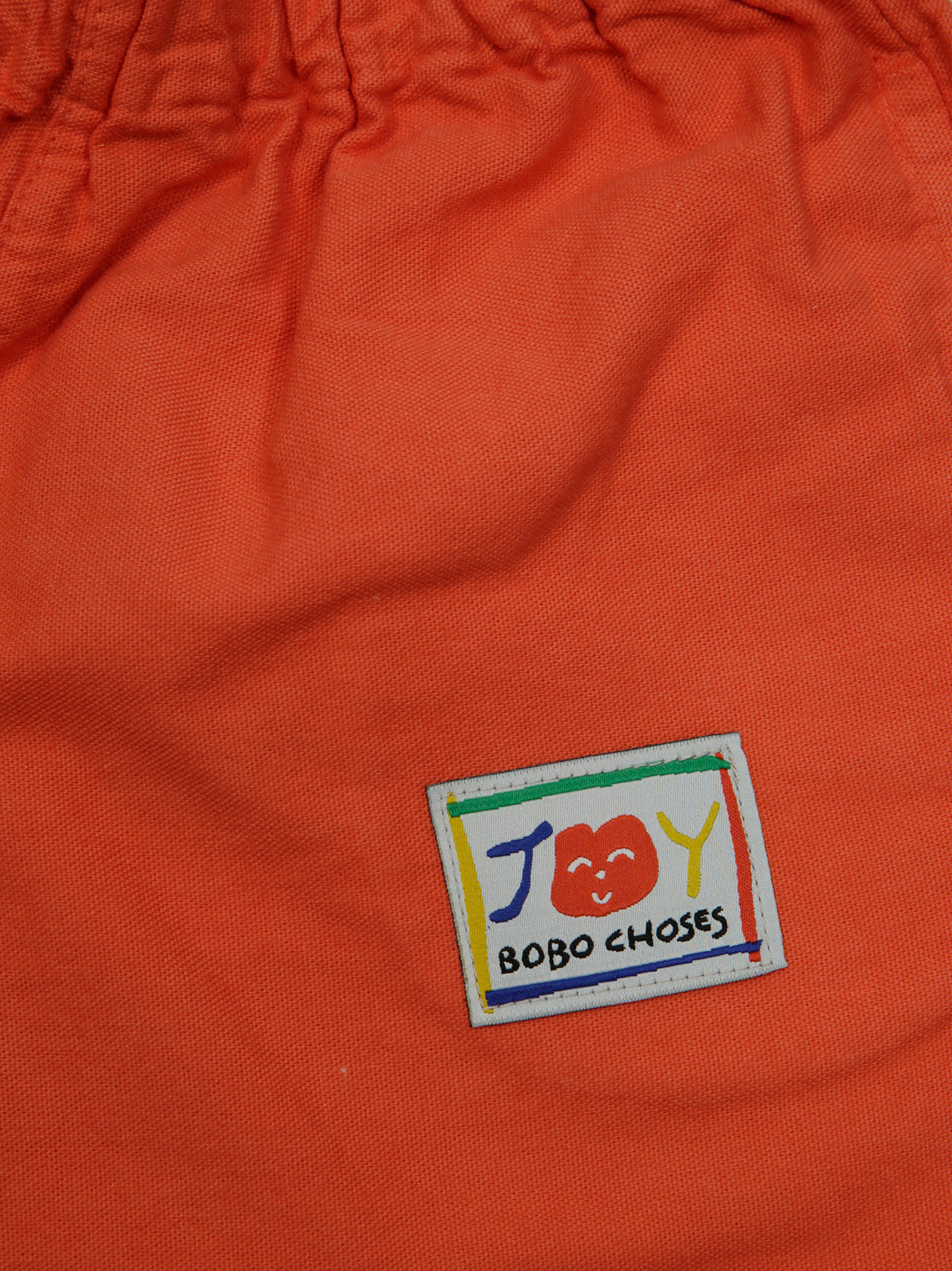 BOBO CHOSES Mini Basic Bermuda with Cute Snail Print